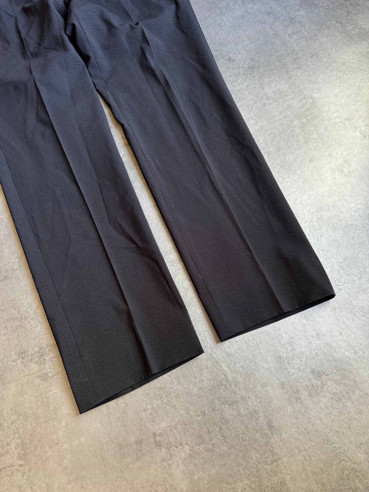 SS2019 Prada Black Wool Tailored Pants (XL) - 8