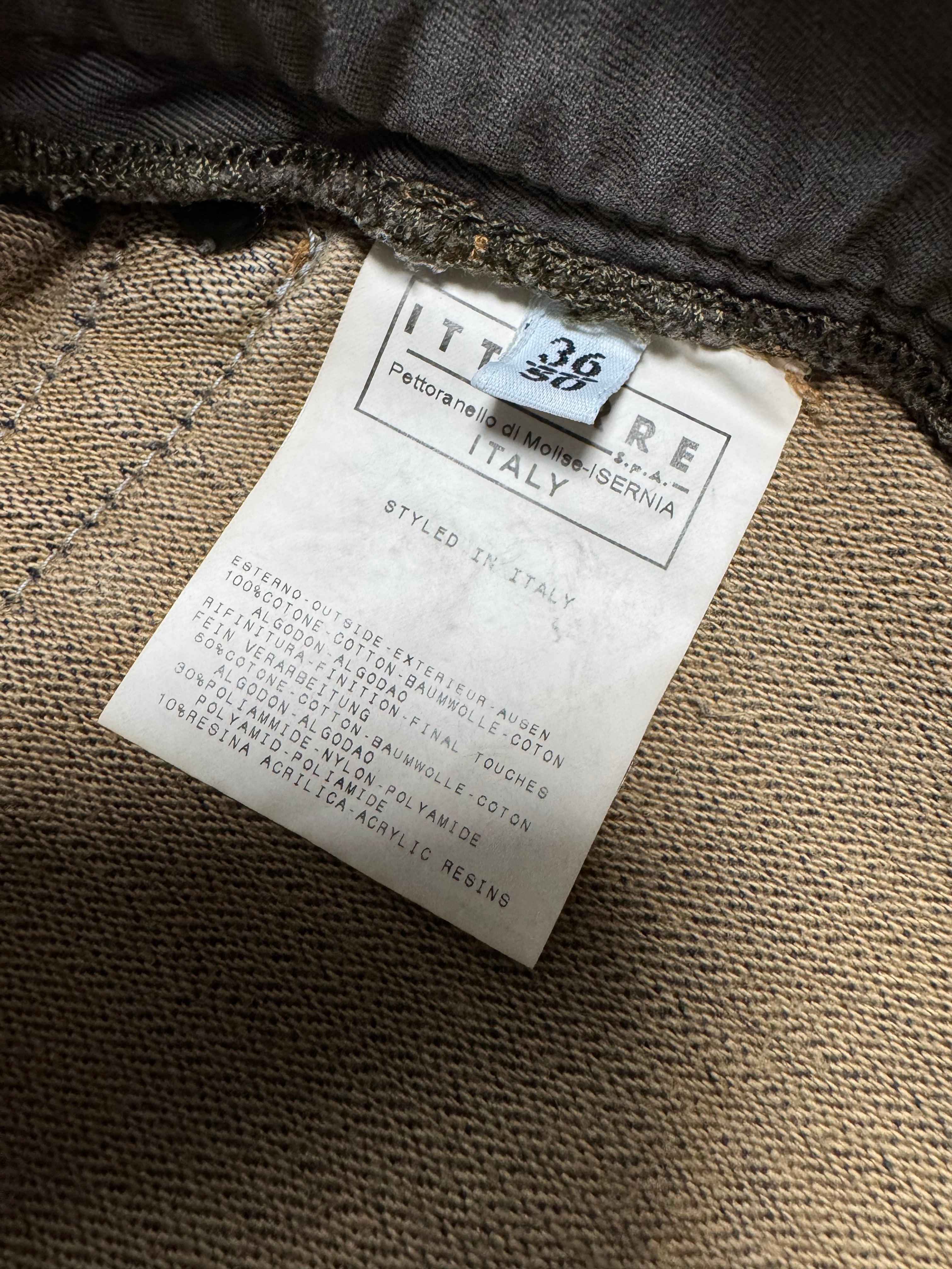 AW2003 Dolce & Gabbana Waisted Masterpiece Faded Denim Cargo