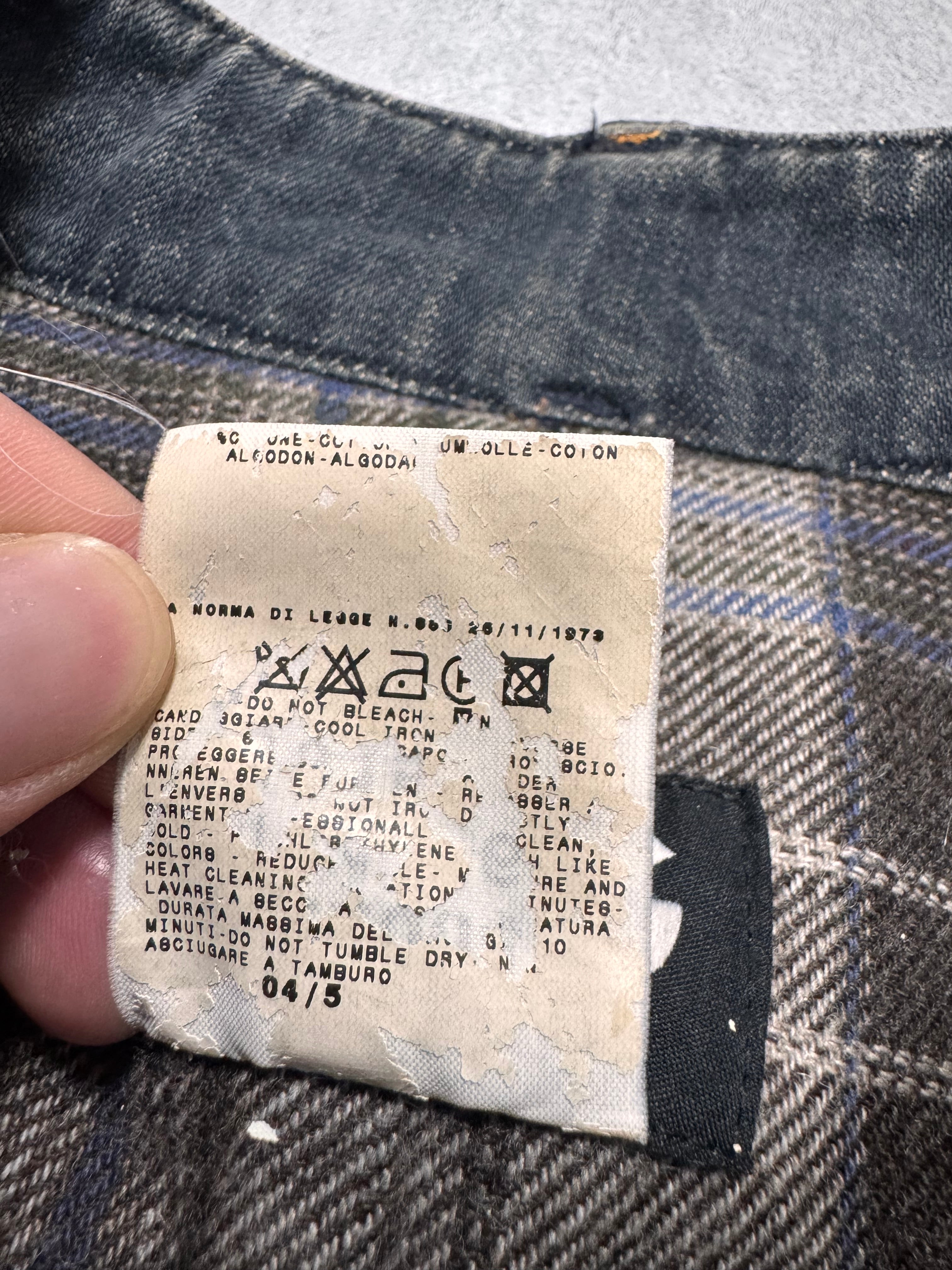 AW2004 Dolce & Gabbana Astro Biker Cafe Denim Jacket