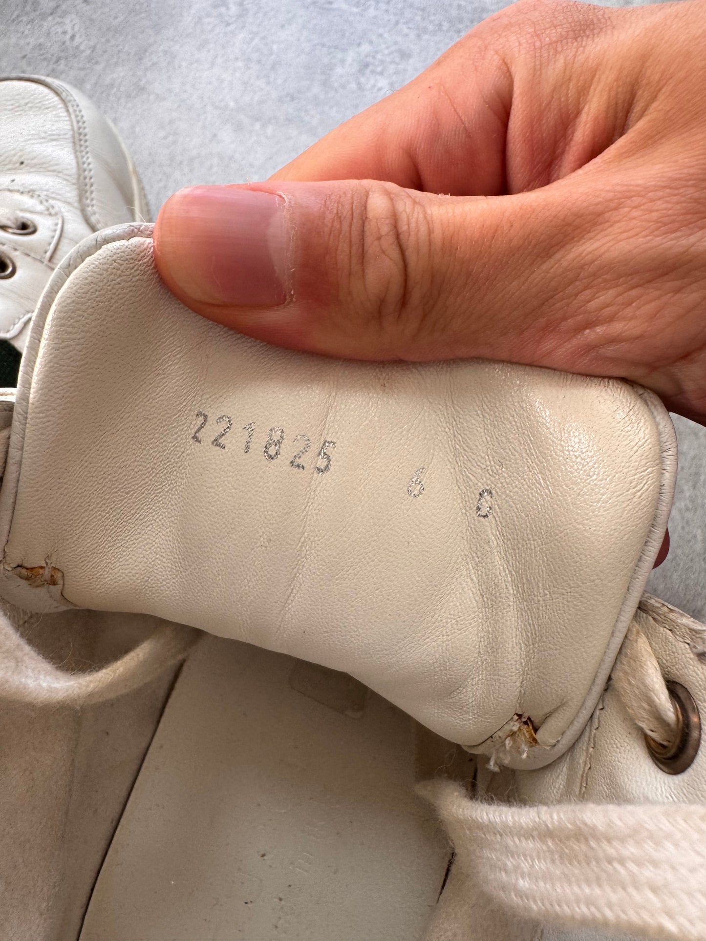 Gucci Italian White High Sneakers (40eu/us7)