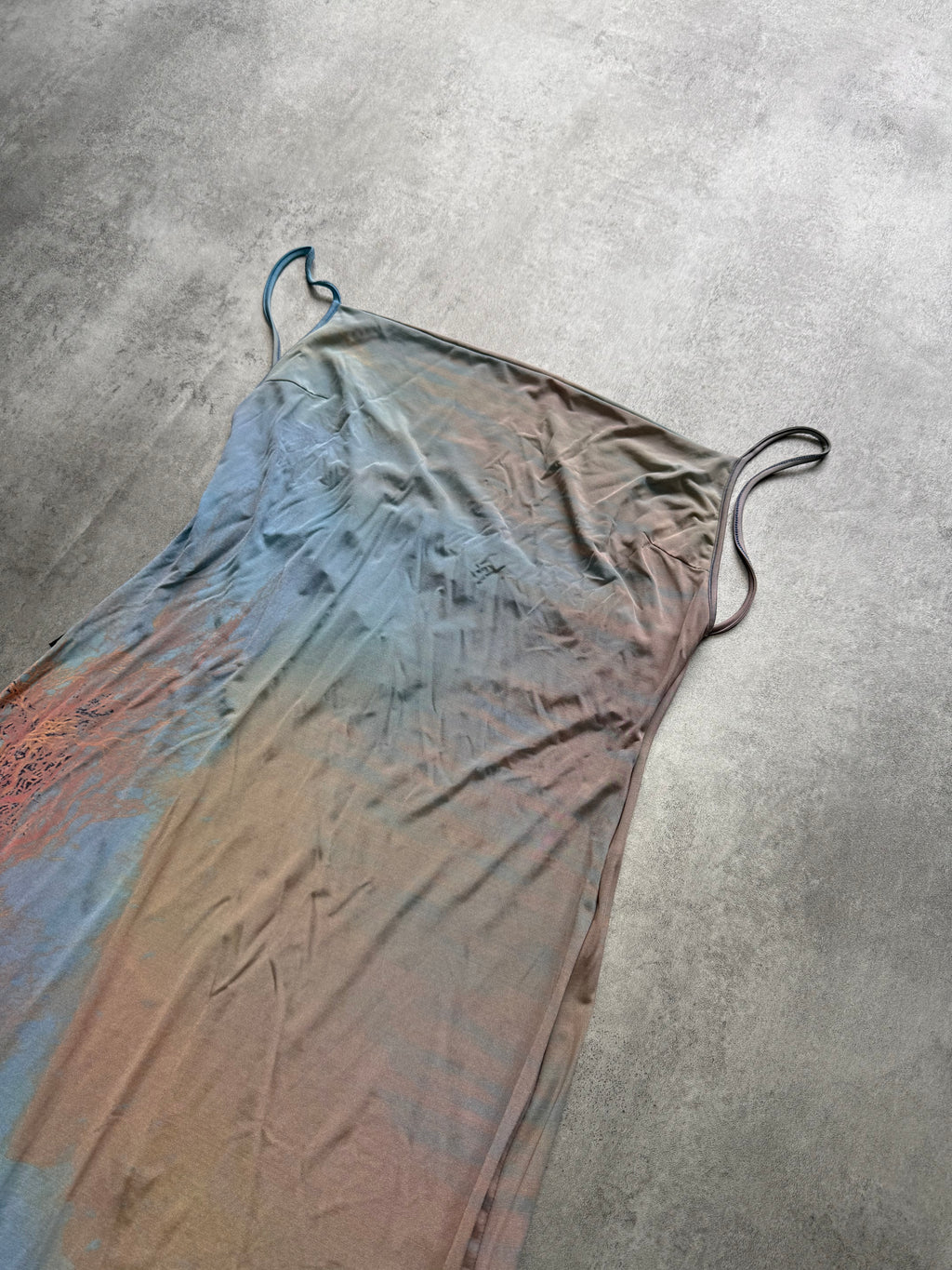 SS1998 Cavalli Renaissance Ocean Coral Dress