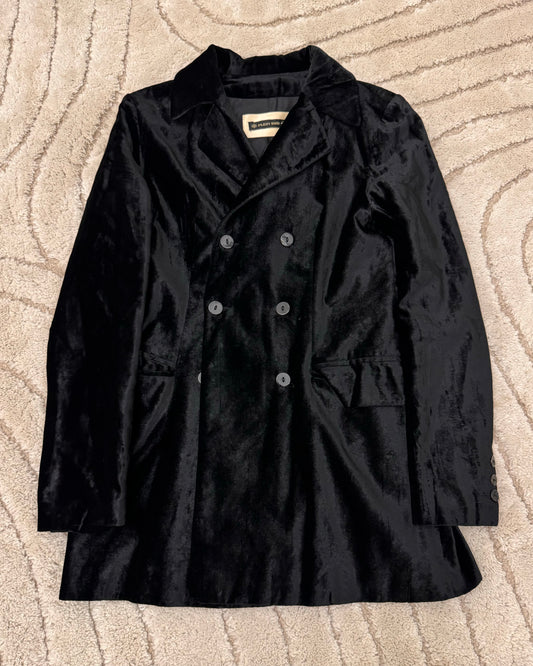 Plein Sud Evening Black Fur Coat (XS)