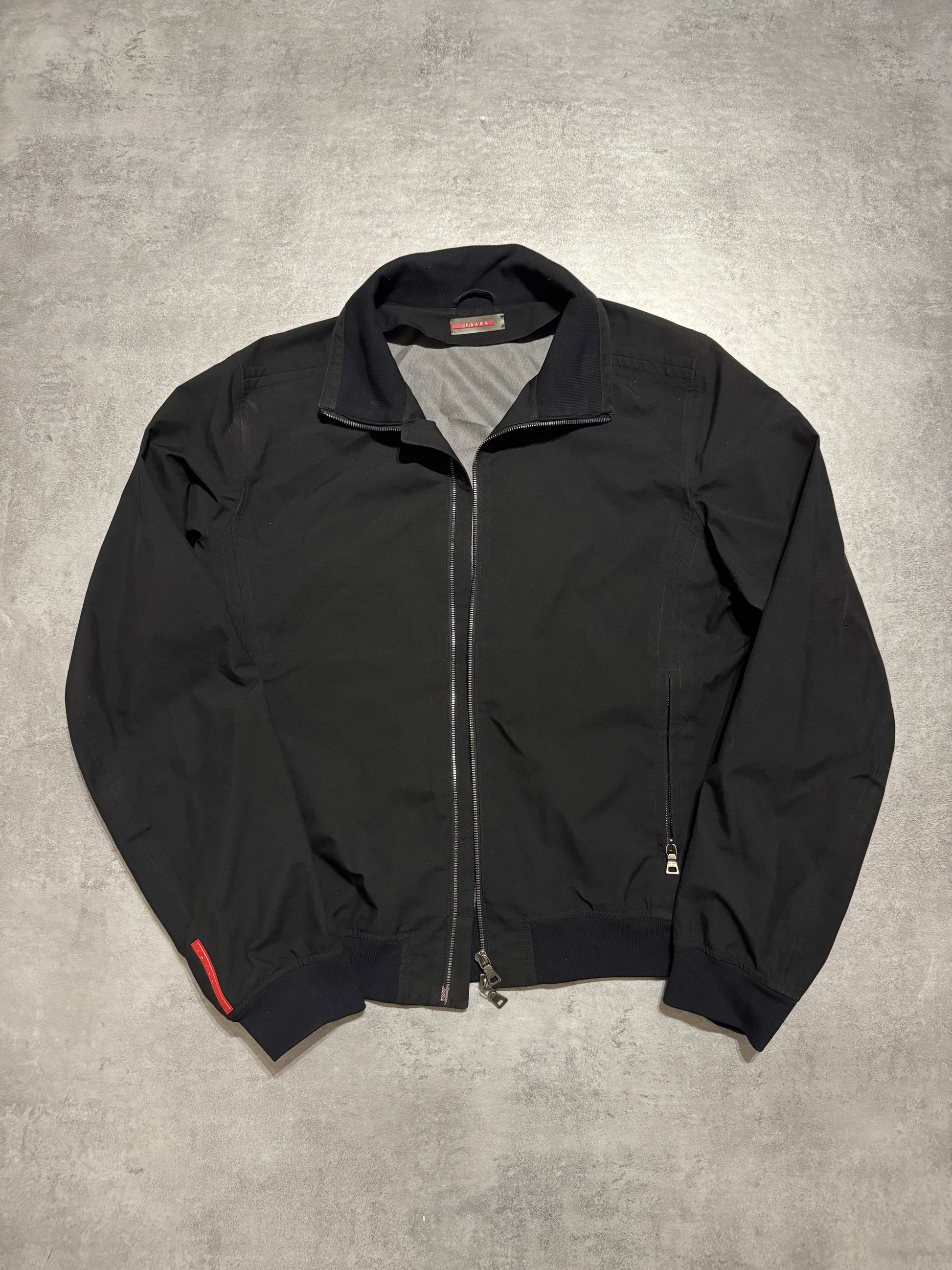 AW2006 Prada Linea Rossa Gore-Tex Black Nylon Jacket (L) - 11