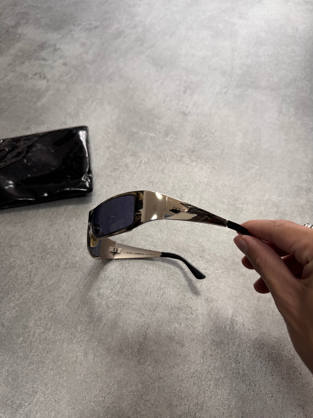 2000s Dolce & Gabbana Metallic Sunglasses