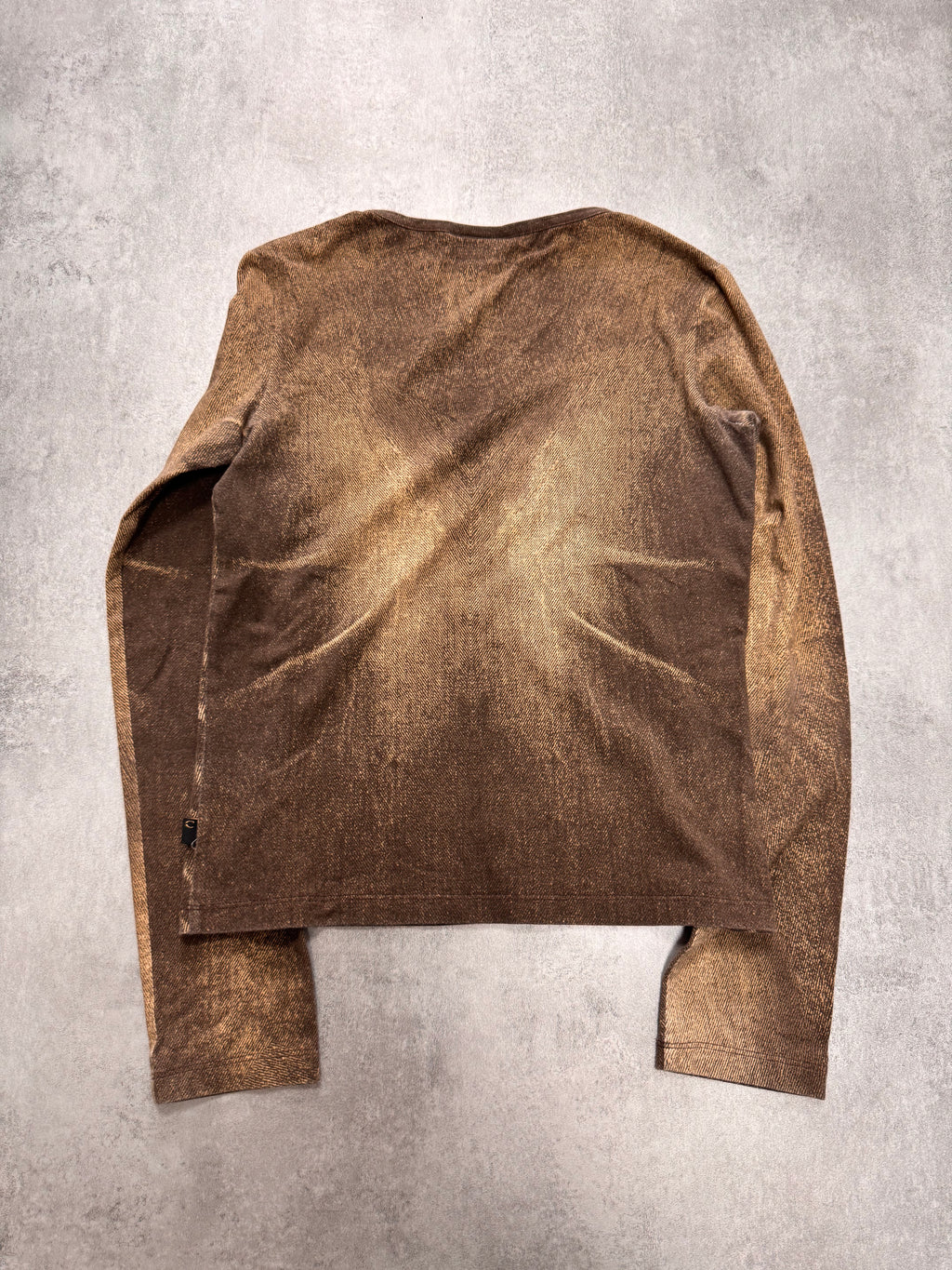 2000s Cavalli Eroded Print Longsleeves