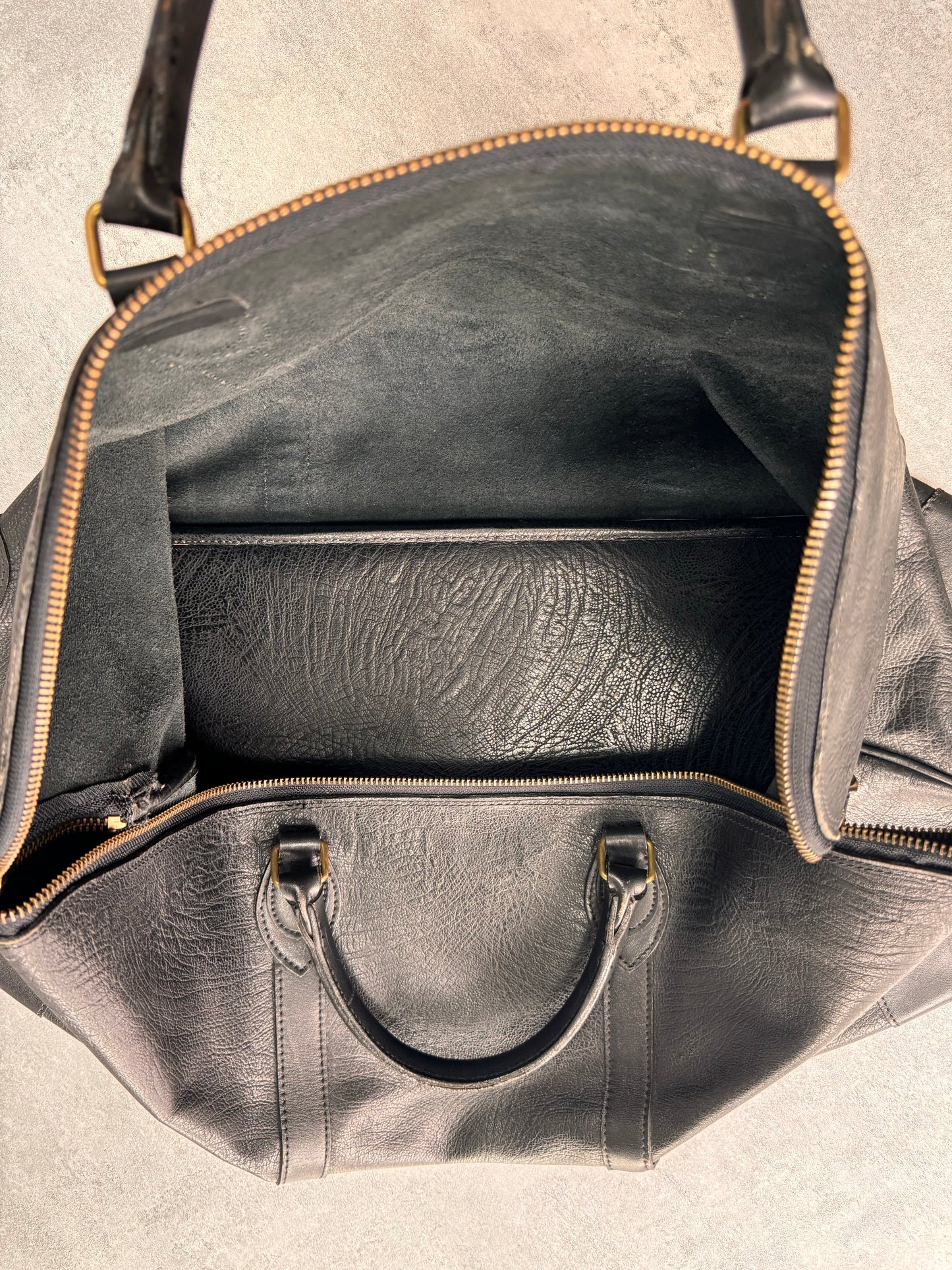 1990s Comme Des Garçons Tricot Weekend Leather Bag (OS)