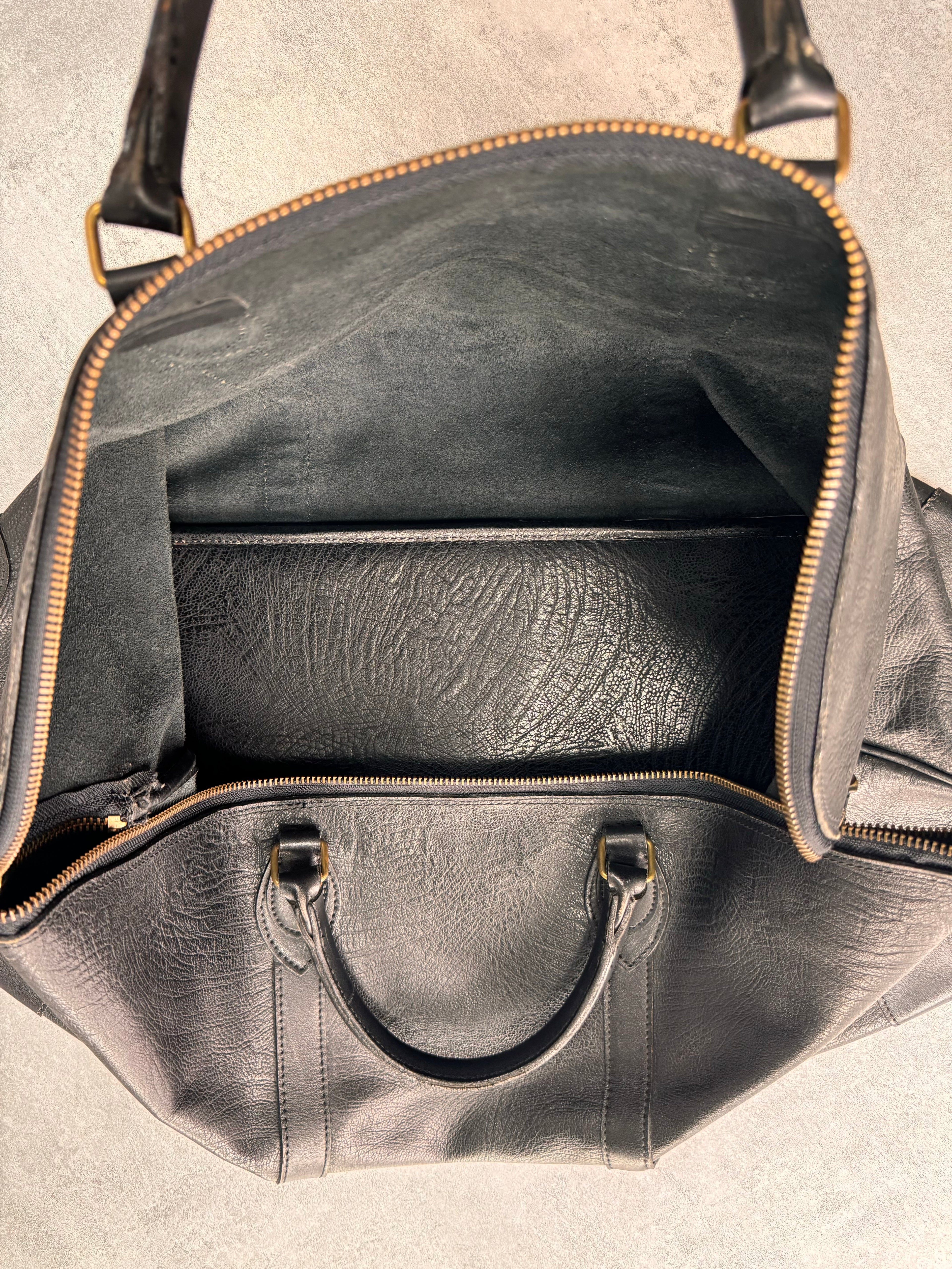 1990s Comme Des Garçons Tricot Weekend Leather Bag (OS)