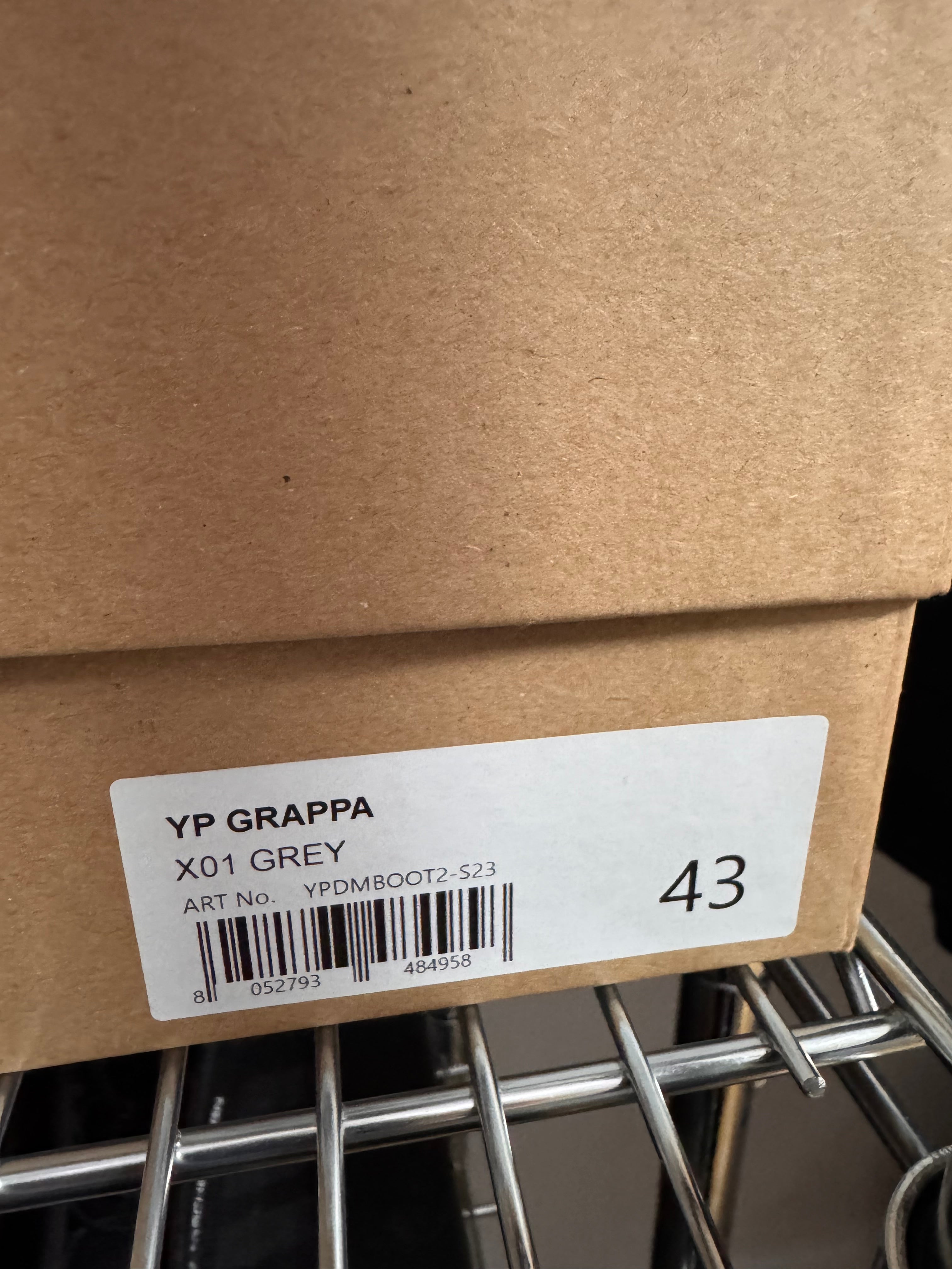 Y/Project x Diemme Silver Grey Grappa Hiker Shoes