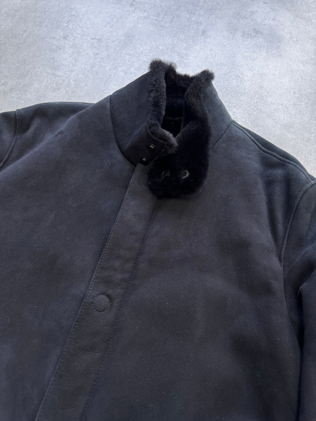FW2018 Armani Premium Shearling Trench Coat