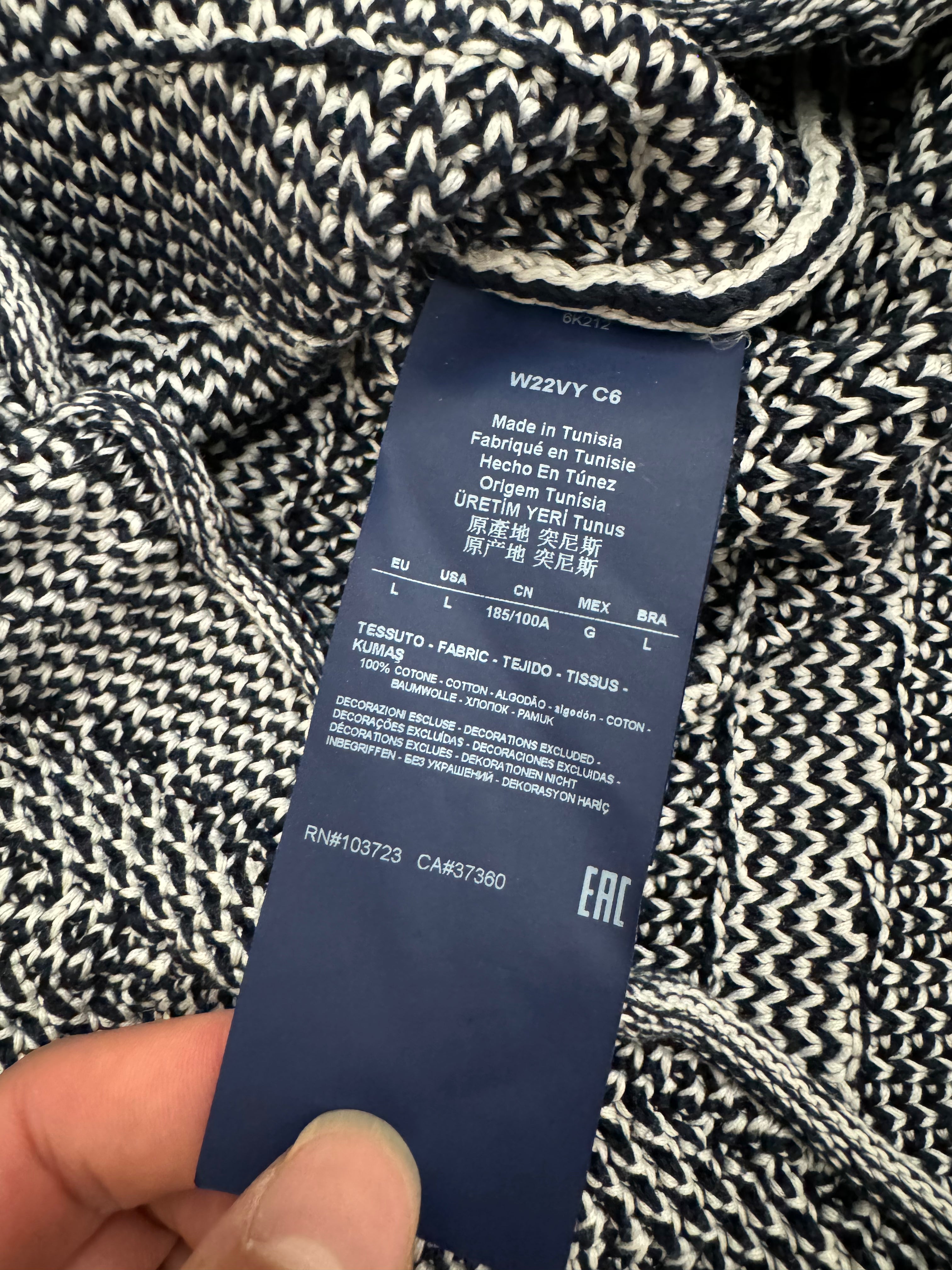 Armani Waves Knit Sweater (M/L)