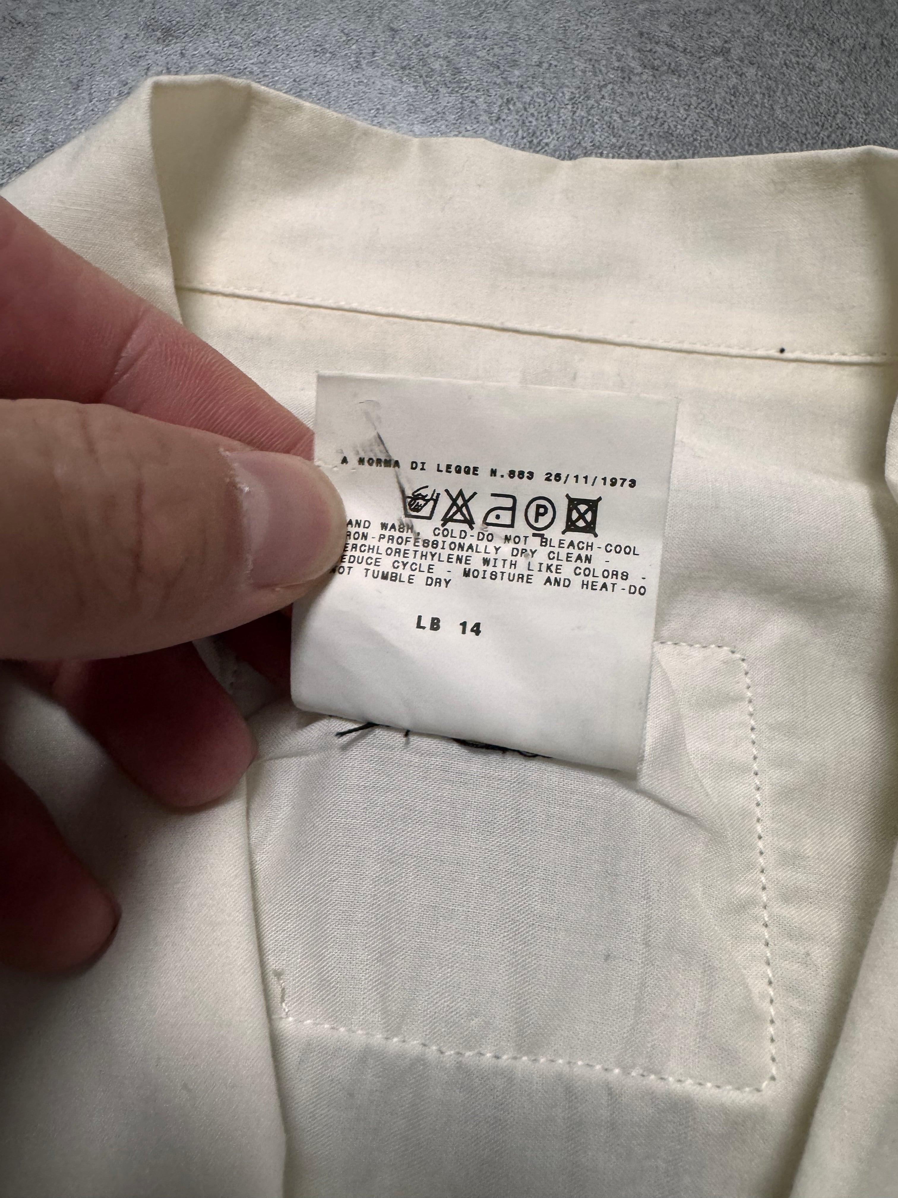 2000s Dolce & Gabbana Cargo Army White Shirt