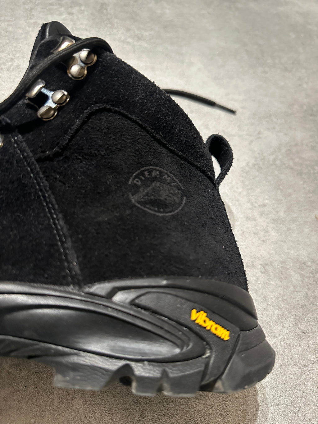 Diemme Suede Leather Vibram Black Hiking Boots