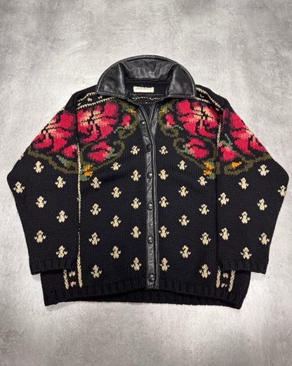 1990s Emporio Armani Wool Flowers Jacket (S/M)