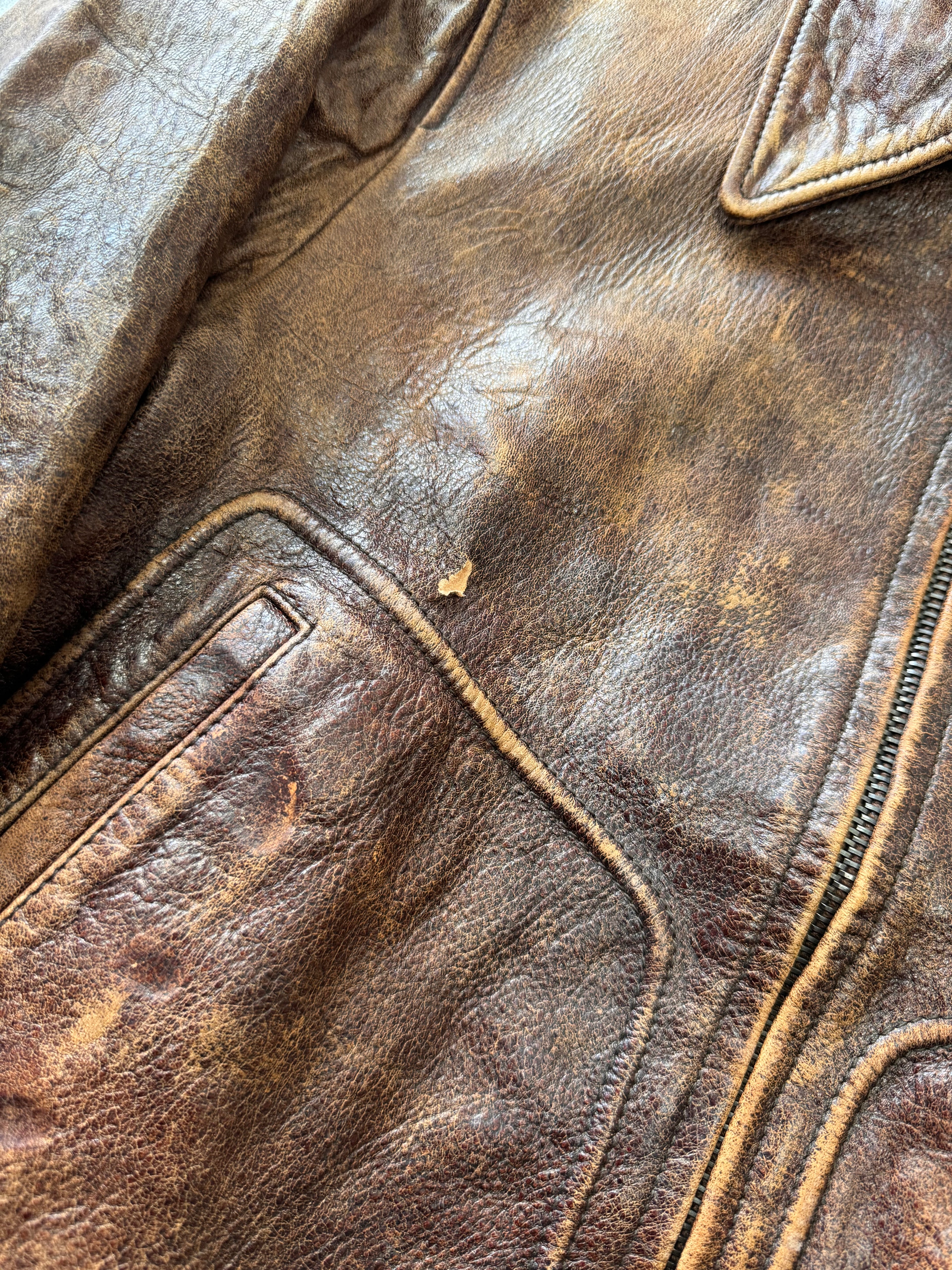 AW2007 Valentino Studded Bomber Leather Jacket