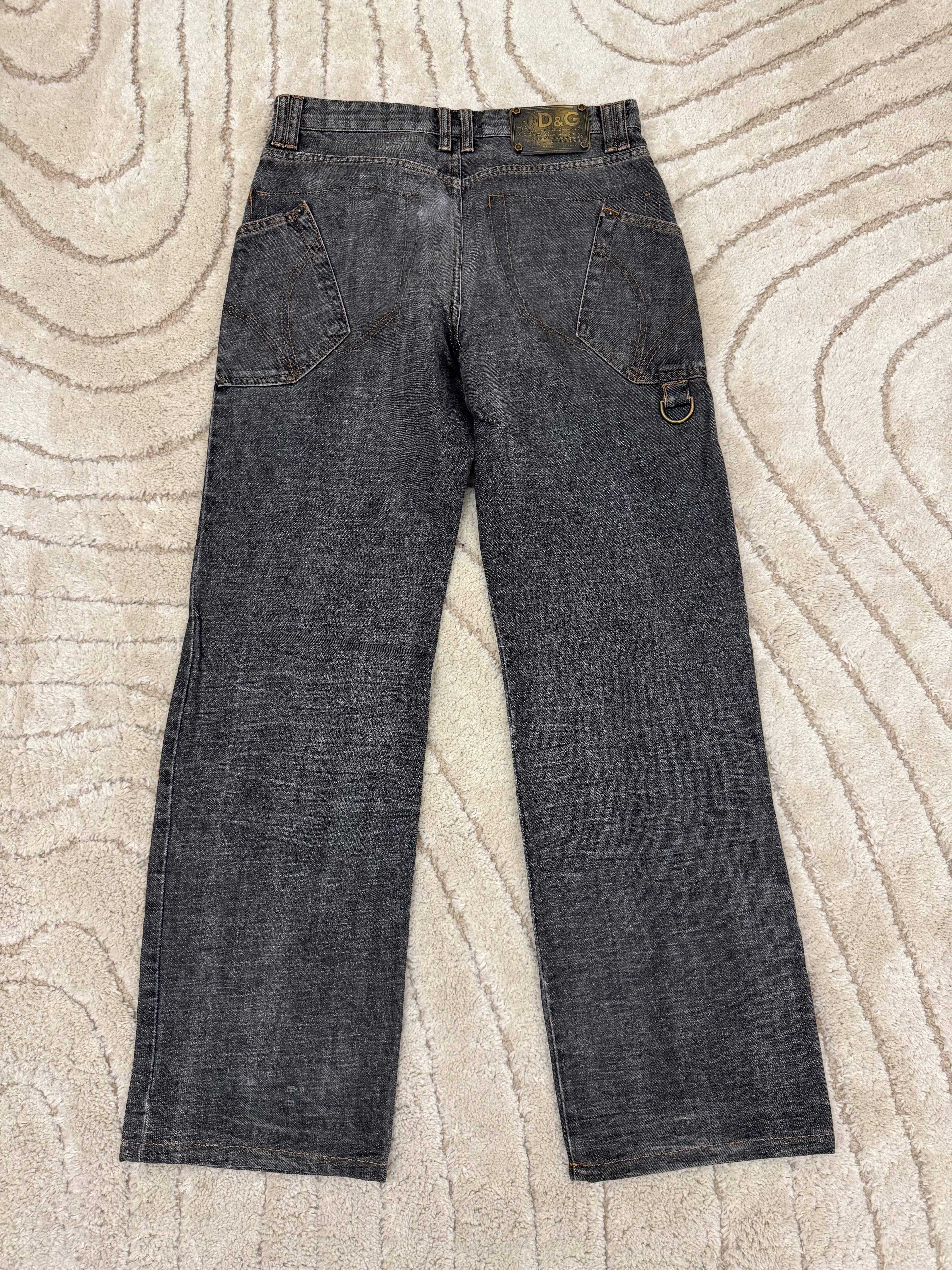 AW2003 Dolce & Gabbana Brutal Denim Pants (M)