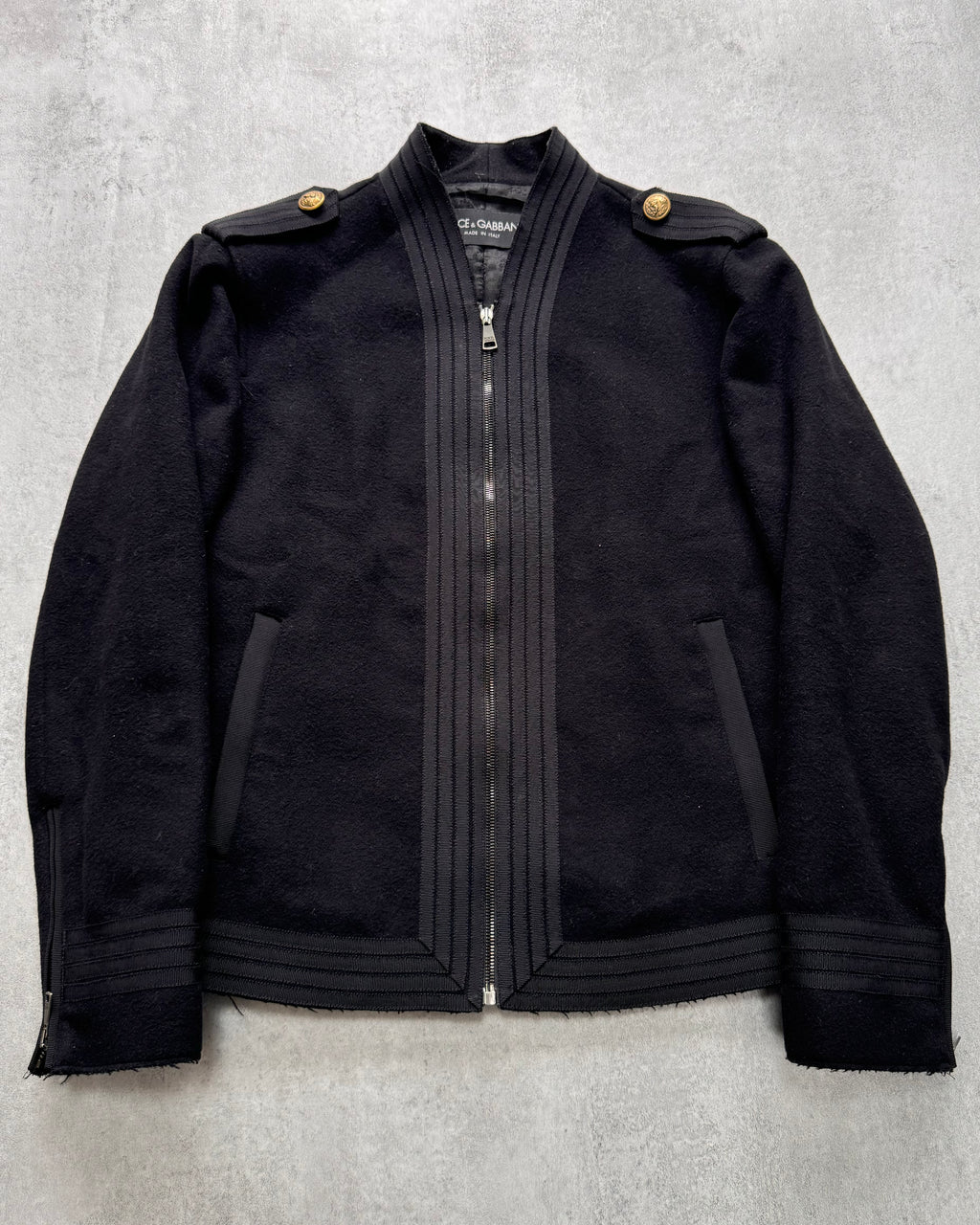 2010s Dolce & Gabbana Sailor Black Jacket