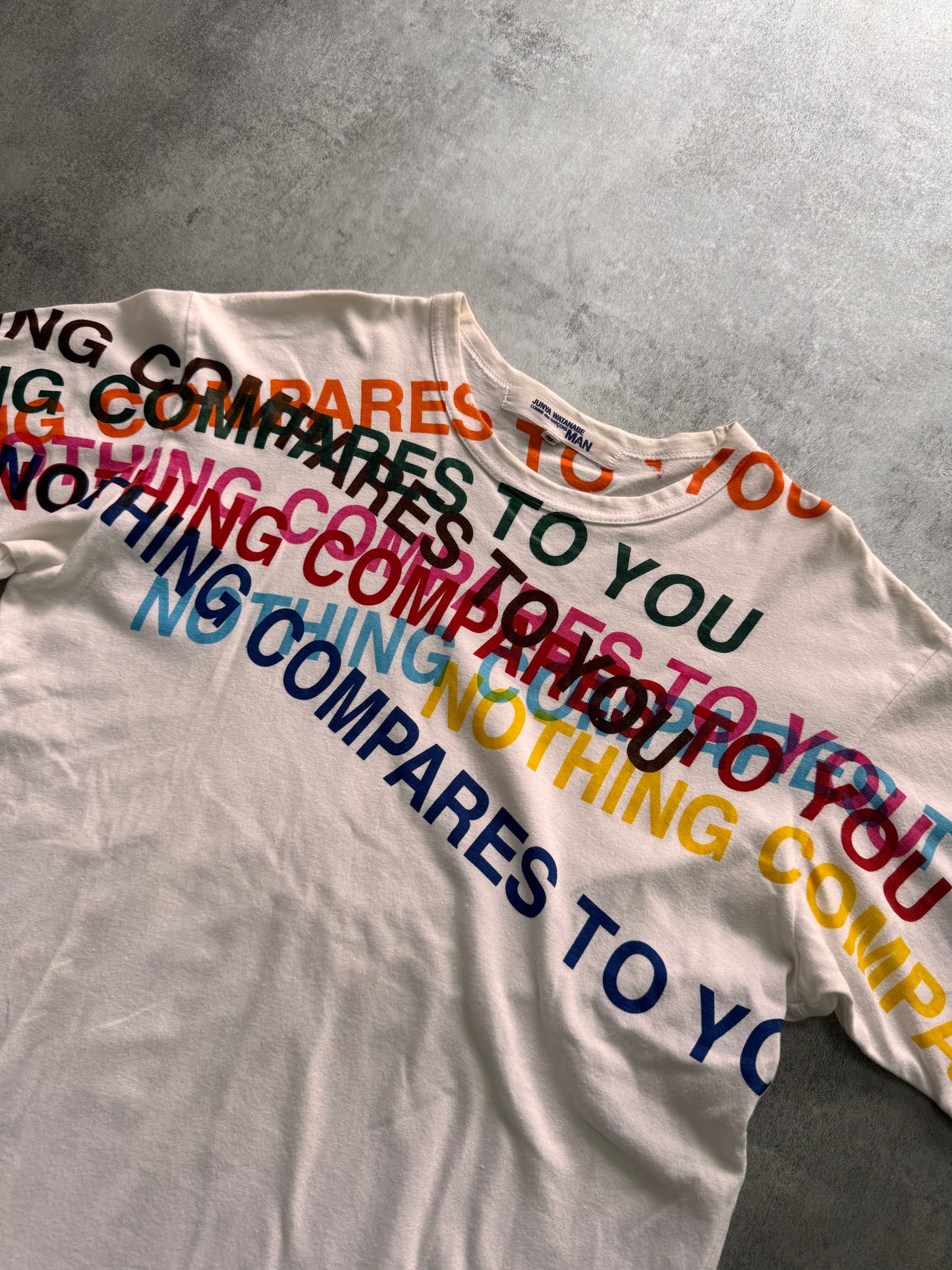 SS2002 Junya Watanabe Multicolor Poem Tee (S)