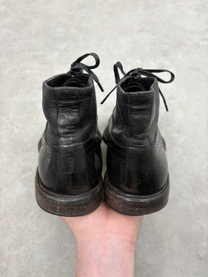 2010s Dolce & Gabbana Black Leather Boots ICqqeAQ 6