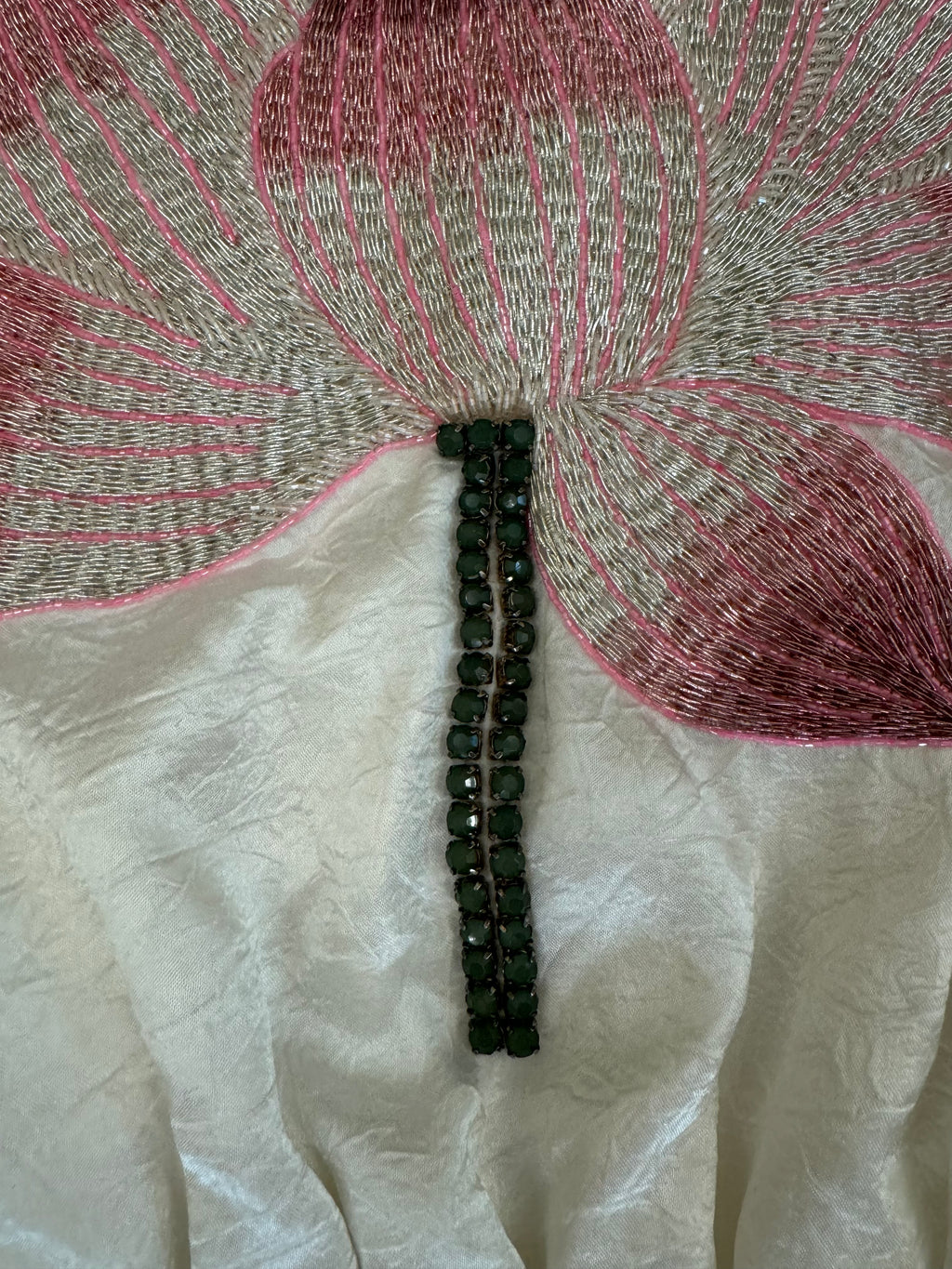 John Galliano Lotus Jewelry Bomber Jacket