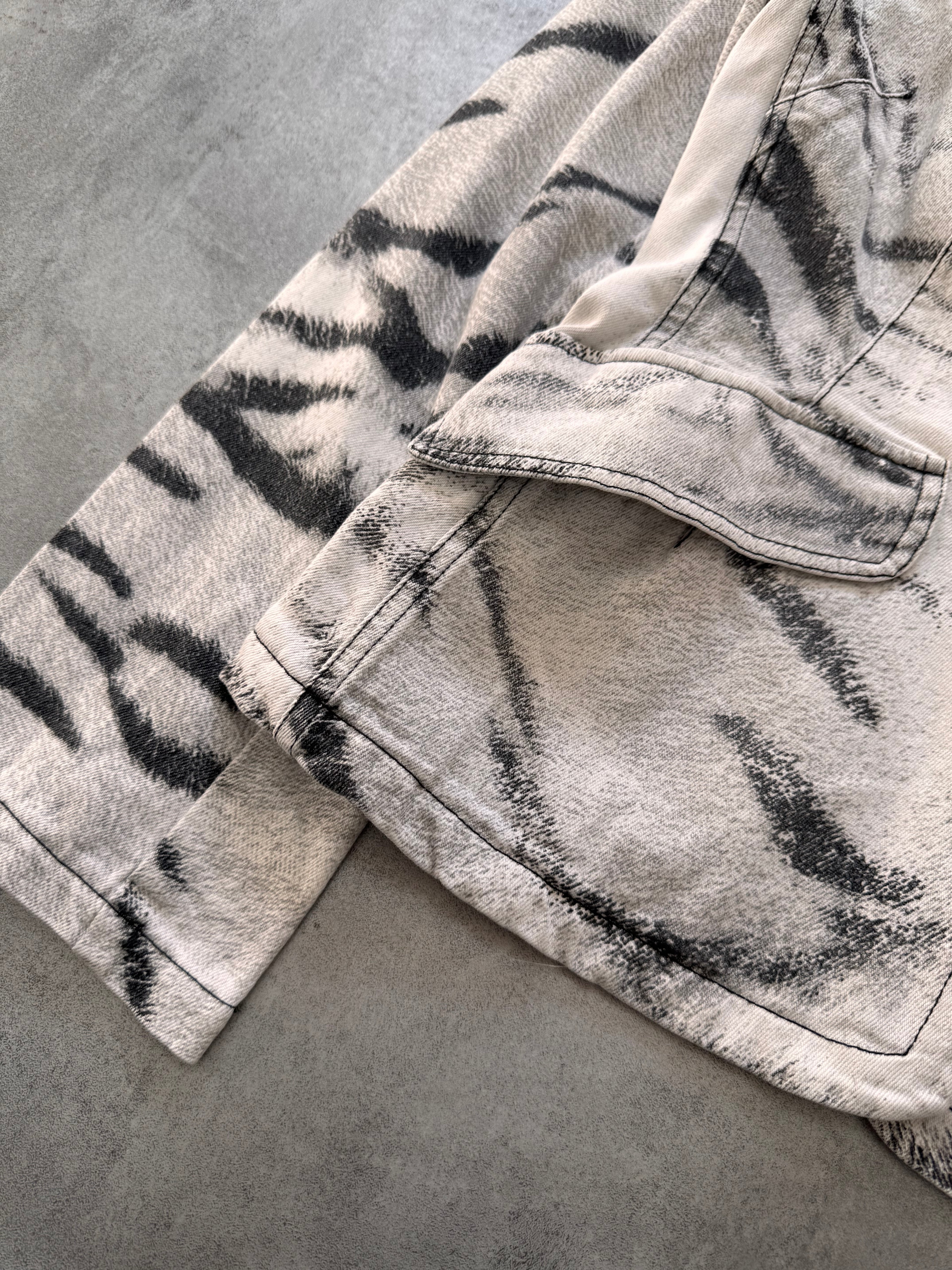 SS2002 Cavalli Zebra Savage Suit Jacket