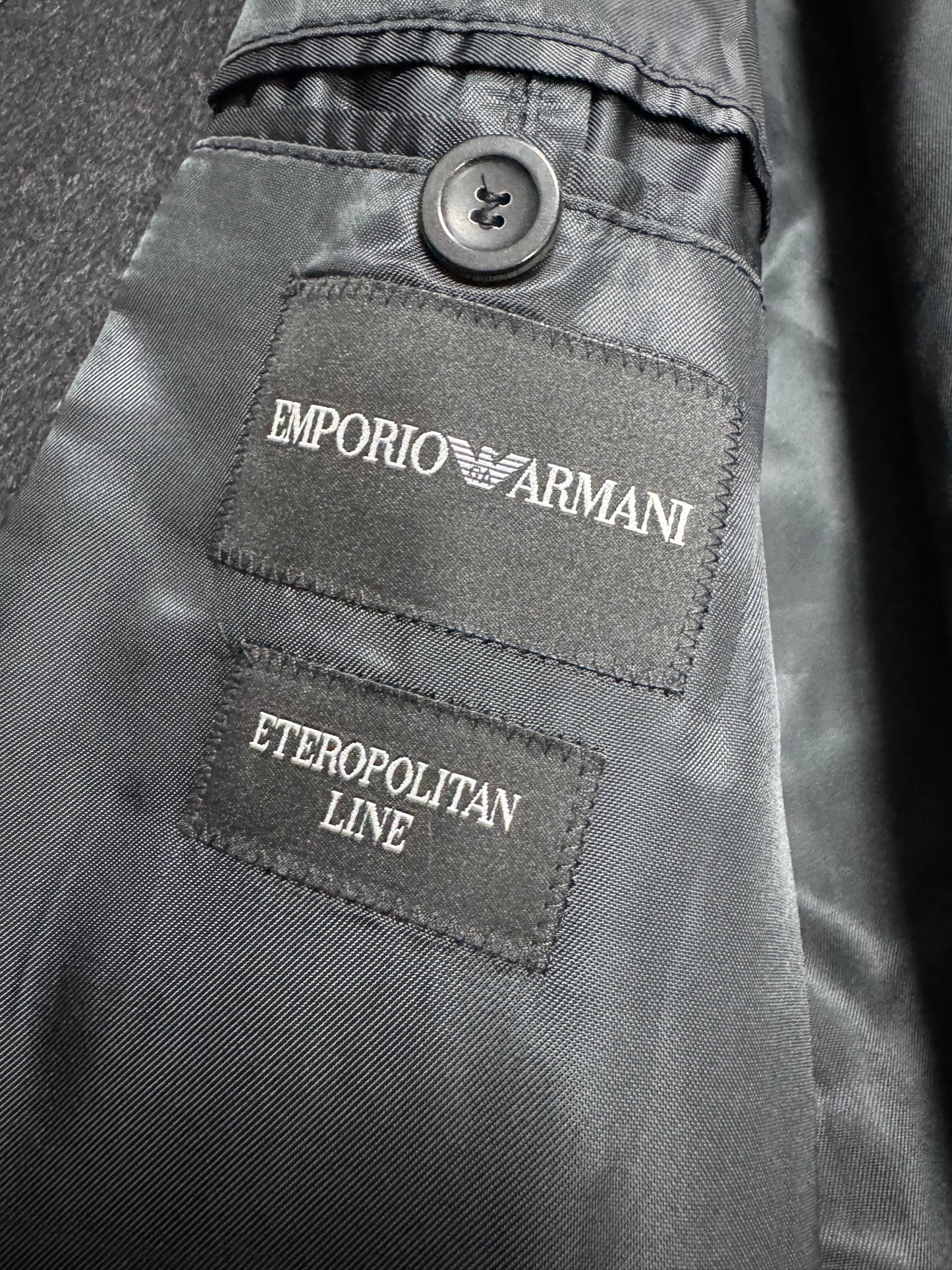 AW2008 Emporio Armani Eteropolitan Wool Trench Coat (M)