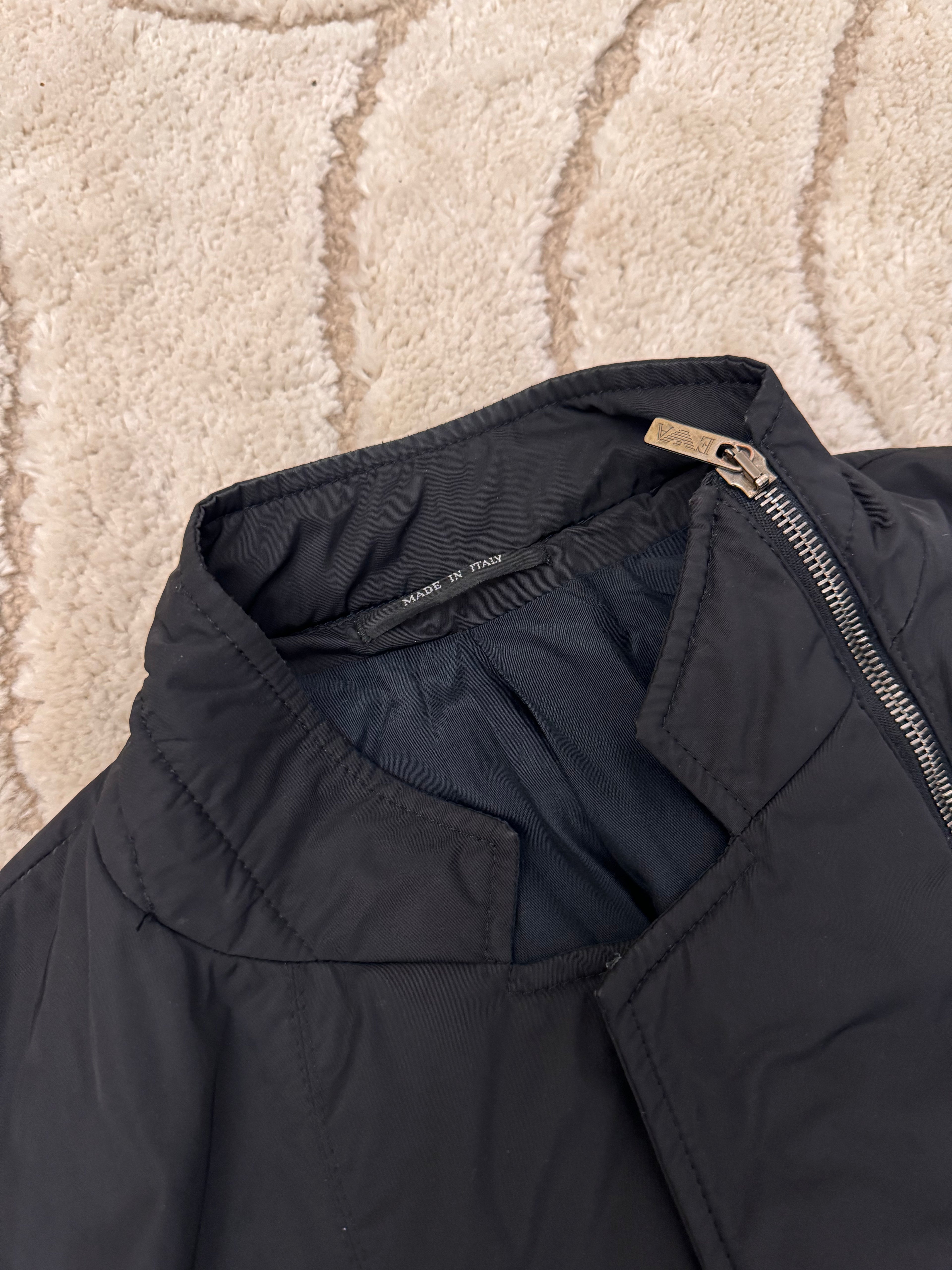 2010FW エンポリオ アルマーニ ナイロン スプリット ジップ スーツ ジャケット (L/XL)