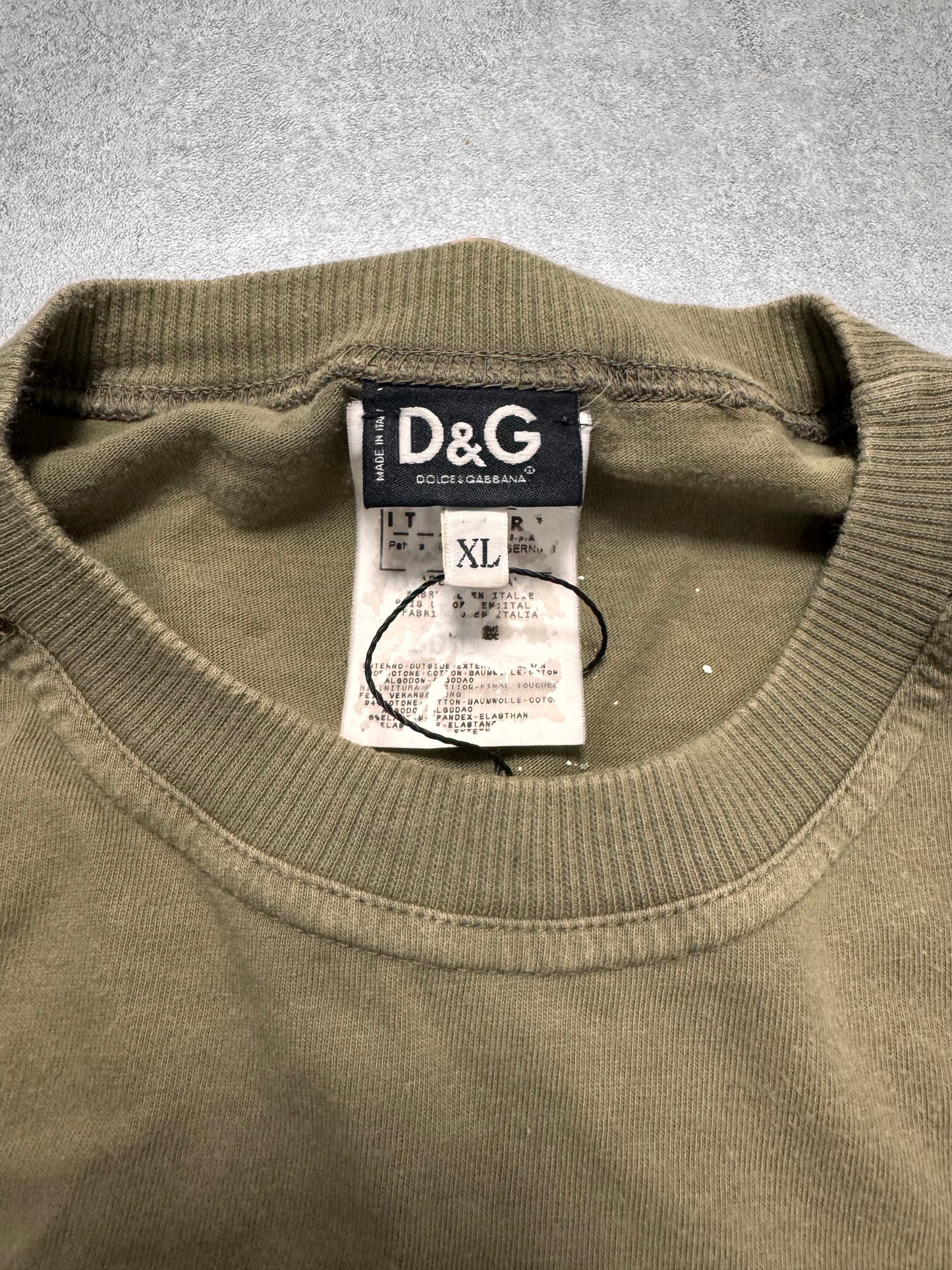 AW2004 Dolce & Gabbana Multi Pocket Kaki Longsleeve (L)