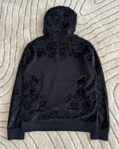 2010s Dolce & Gabbana Floral Velvet Hoodie (L)