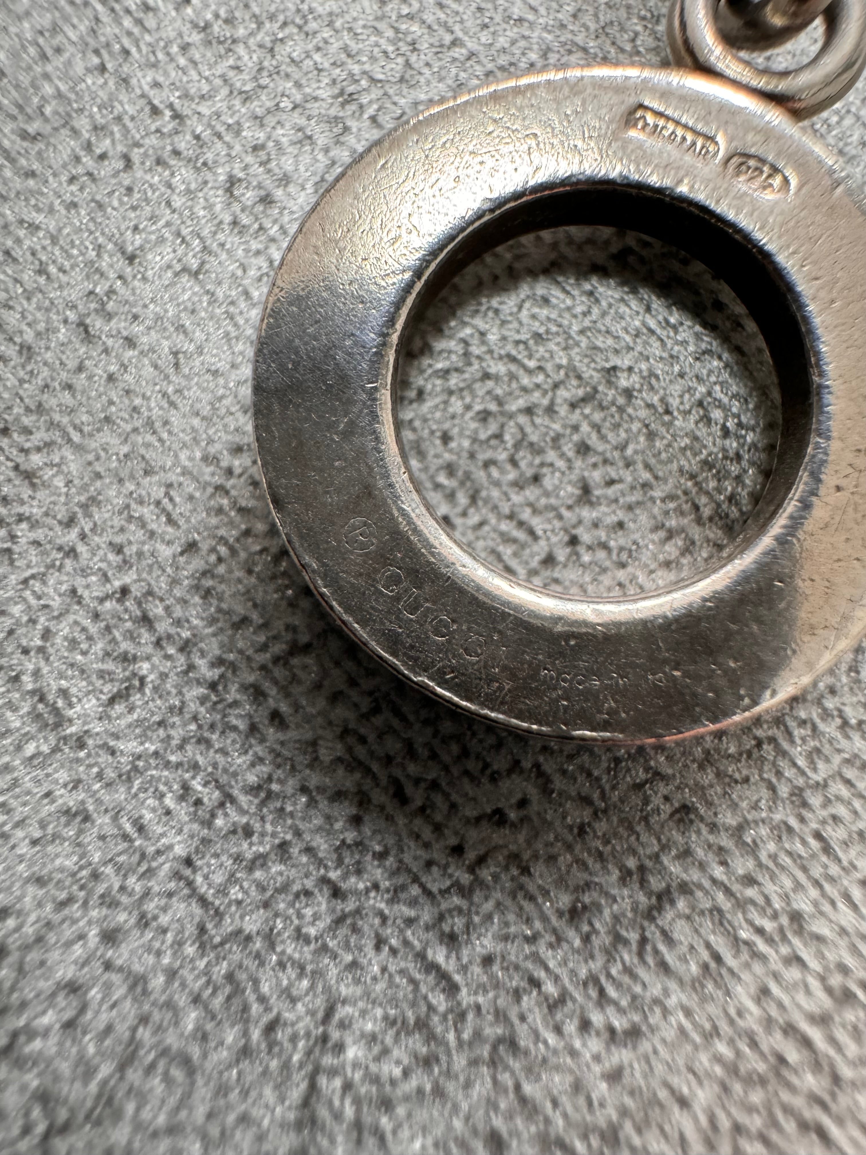 1990s Gucci Ball 925 Sterling Silver Bracelet