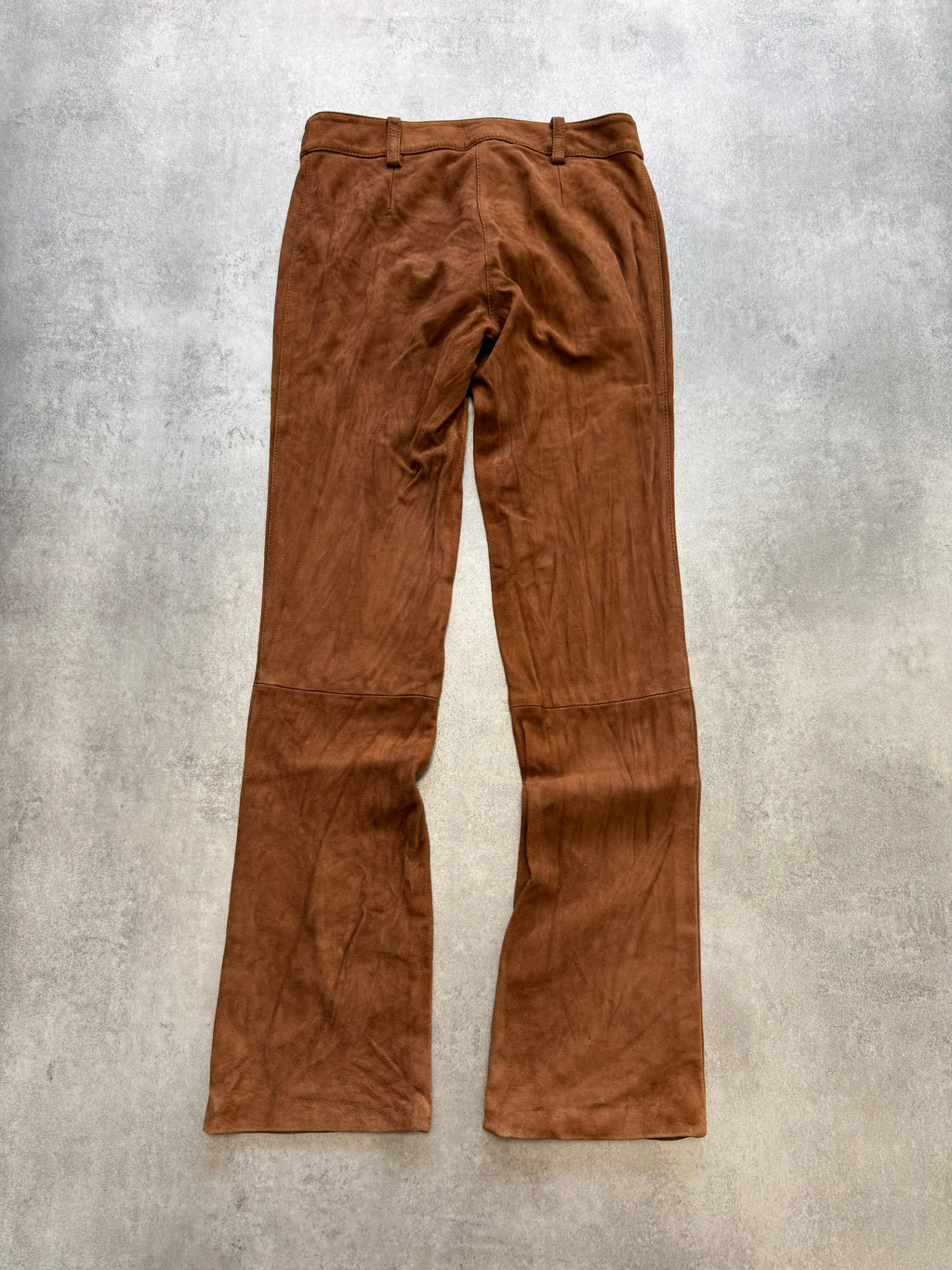1990s Dolce & Gabbana Clay Suede Biker Pants (XS)