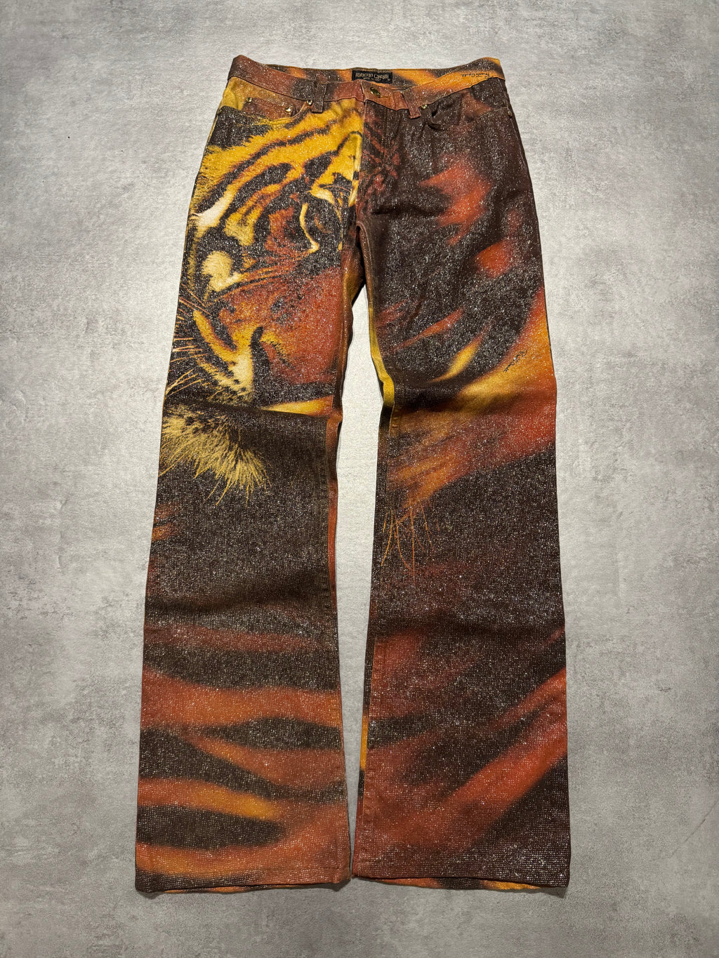 FW2000 Roberto Cavalli Savage Tiger Pants