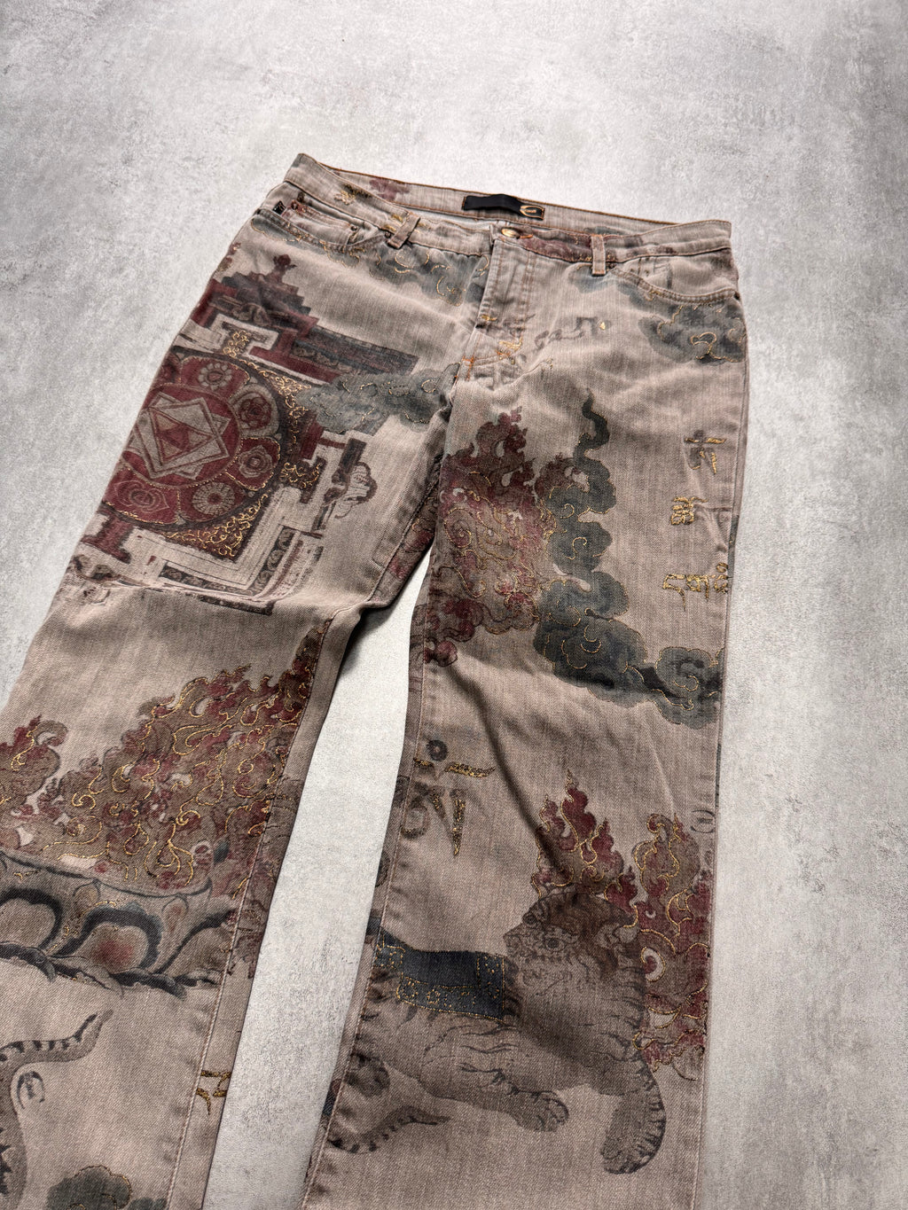 AW2003 Cavalli Asian World Grey Pants