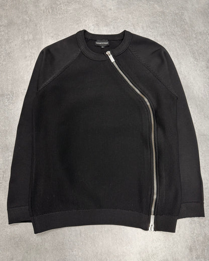 FW2015 Emporio Armani Asymmetrical Full-Zip Sweater (S/M)