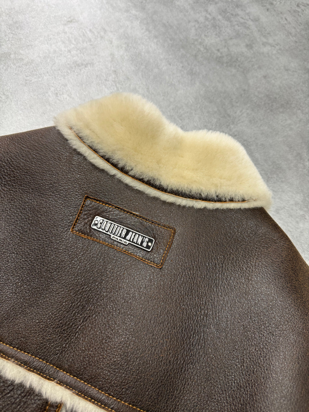 1990s Jean Paul Gaultier Tailored Shearling Leather Jacket