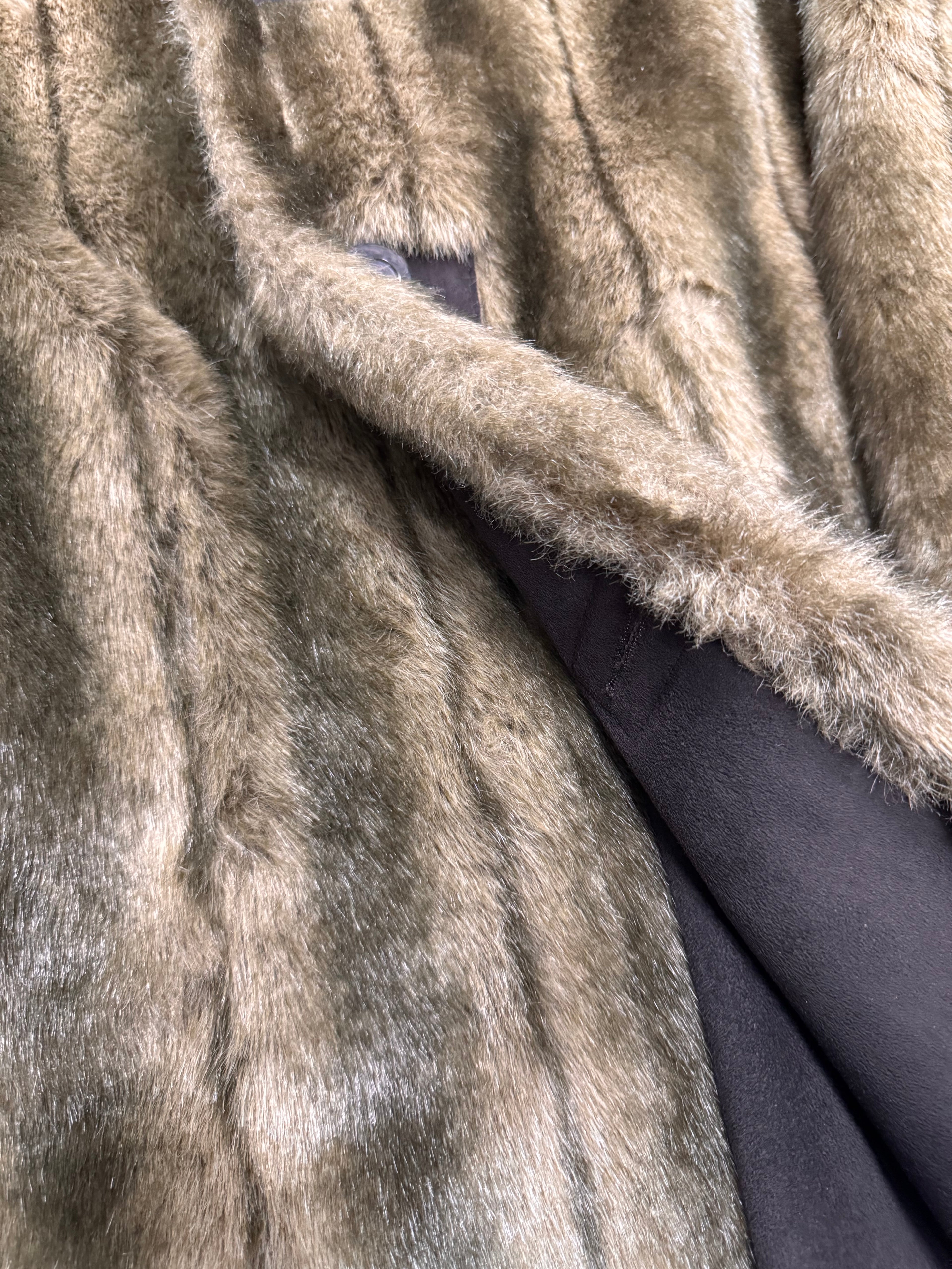 1990s Balmain Faux Fur Reversible Jacket