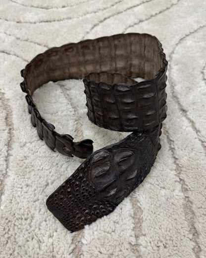 SS2005 Roberto Cavalli Crocodile Leather Belt