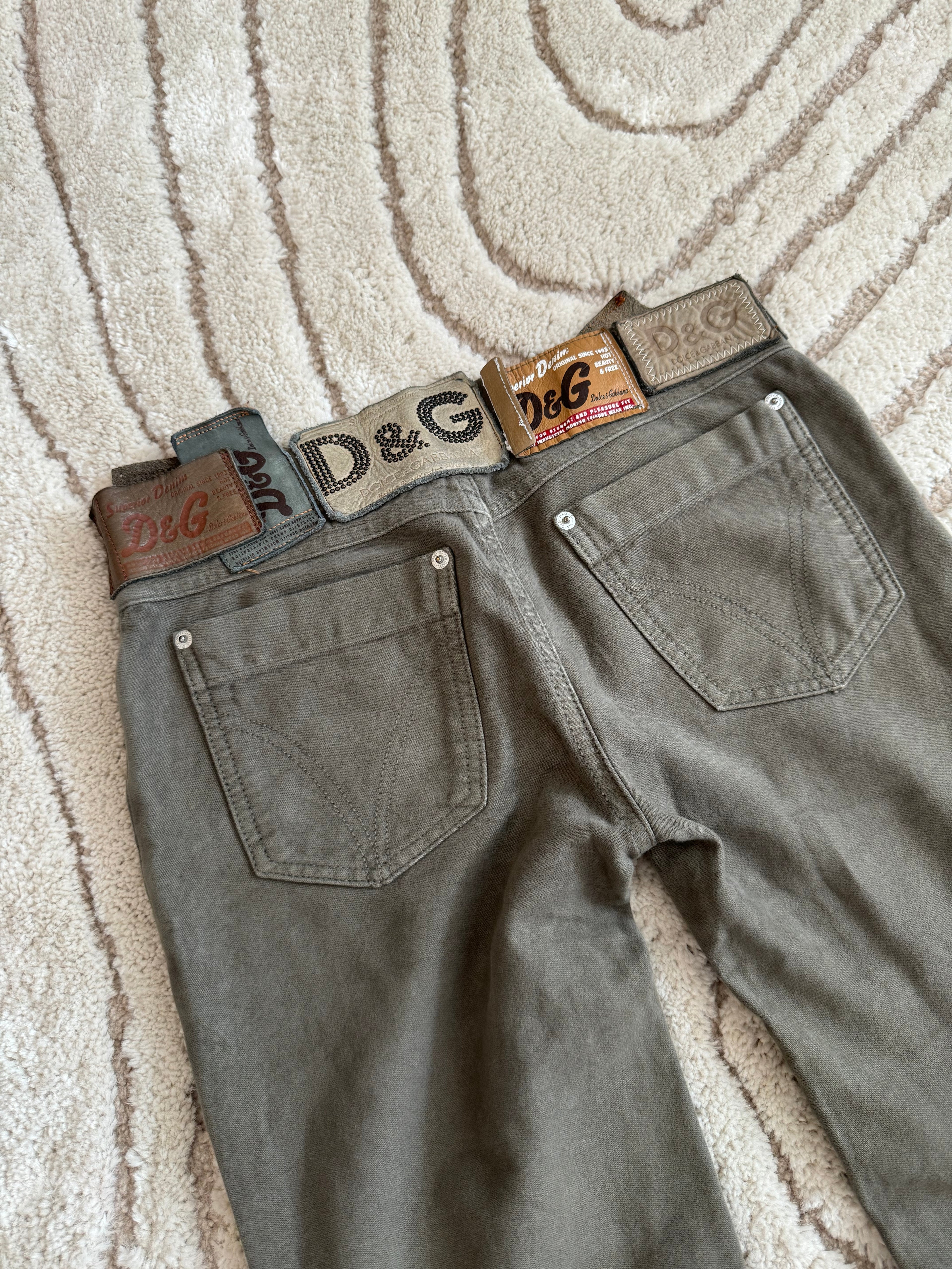 AW03 Dolce & Gabbana 10 Tags Pants