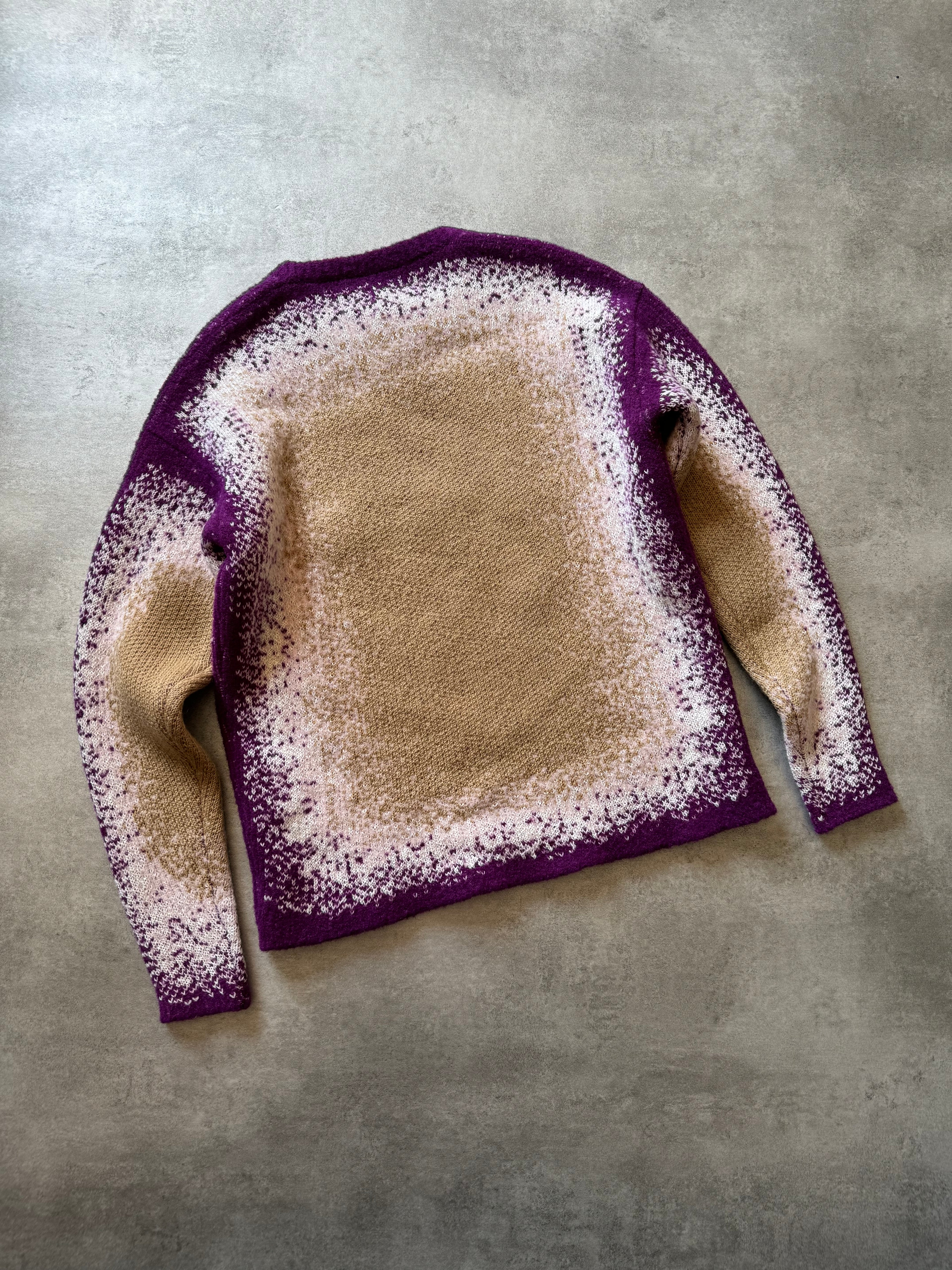 Y/Project Spray-Effect Knitted Gradient Sweater