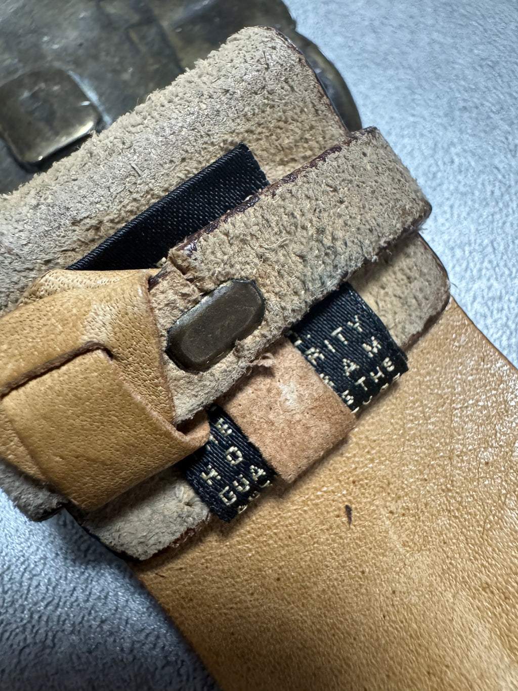 AW2003 Cavalli Infinity Rose Buckle Leather Belt