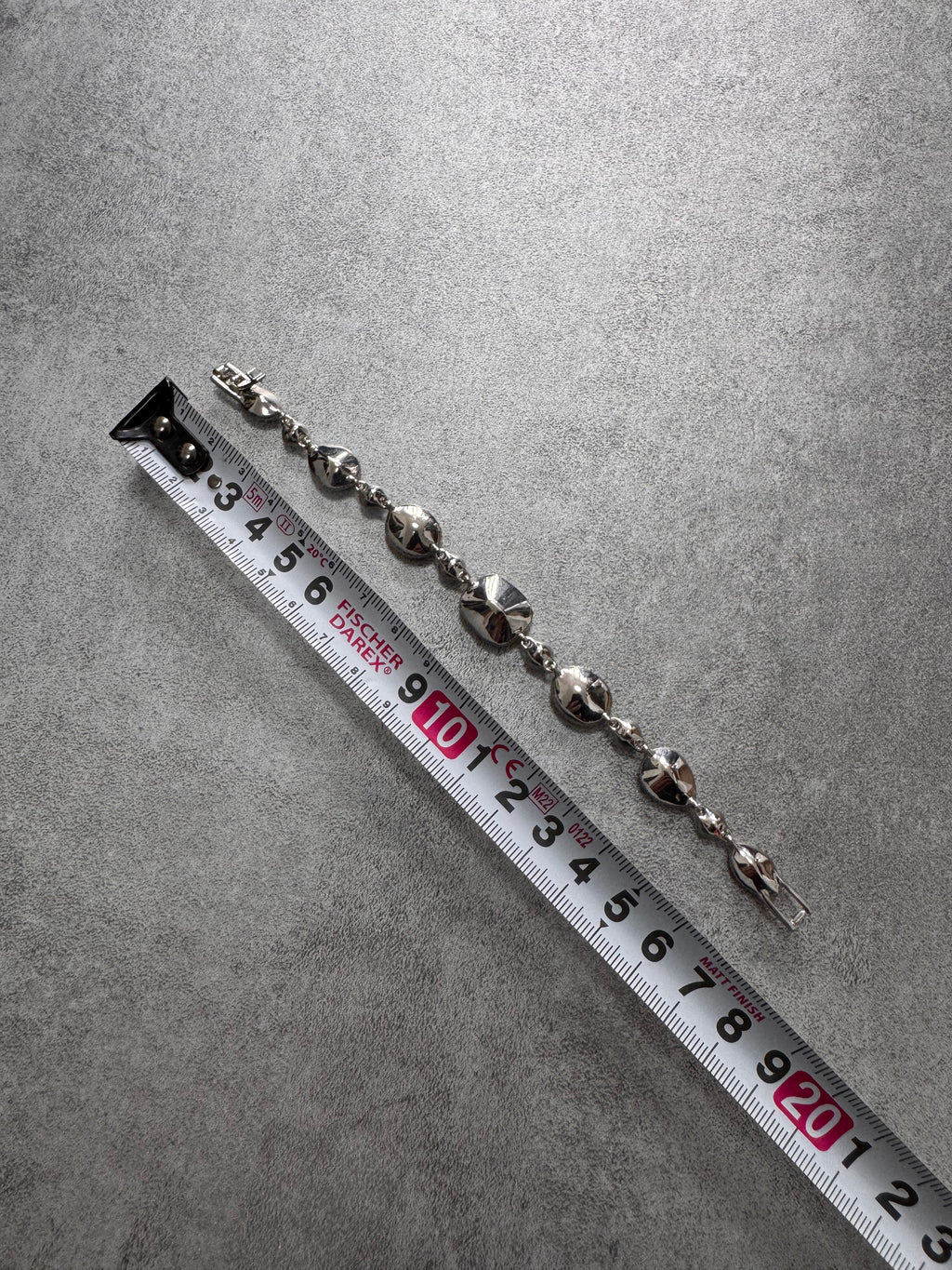 1990s Givenchy Gemstones Reversible Stainless Steel Bracelet