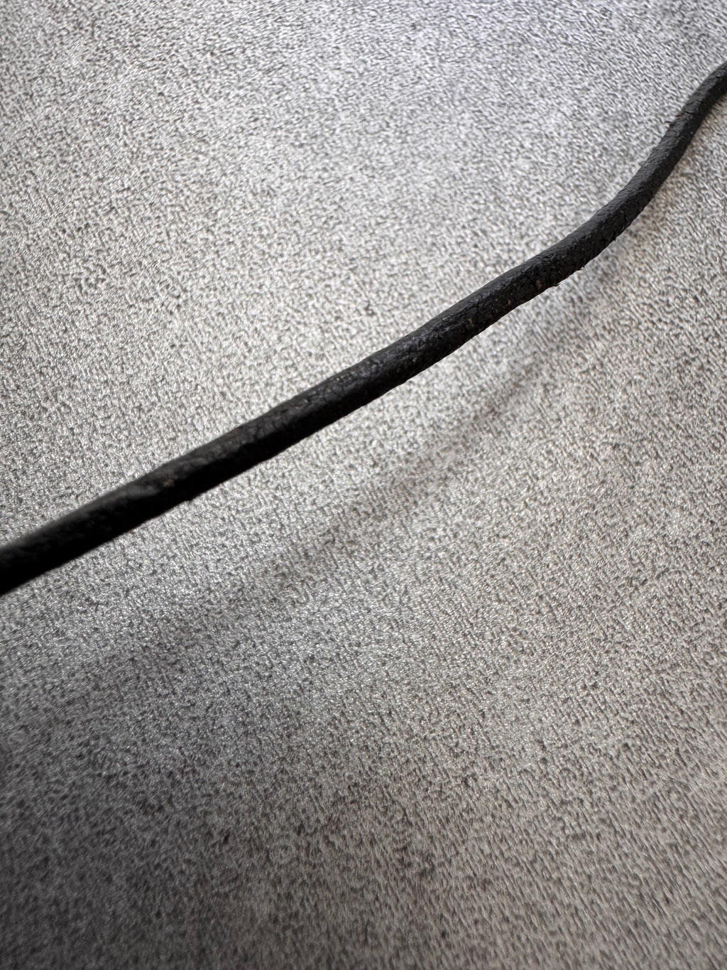 Dolce & Gabbana Dog Tag Cross Stainless Pendant Leather Necklace