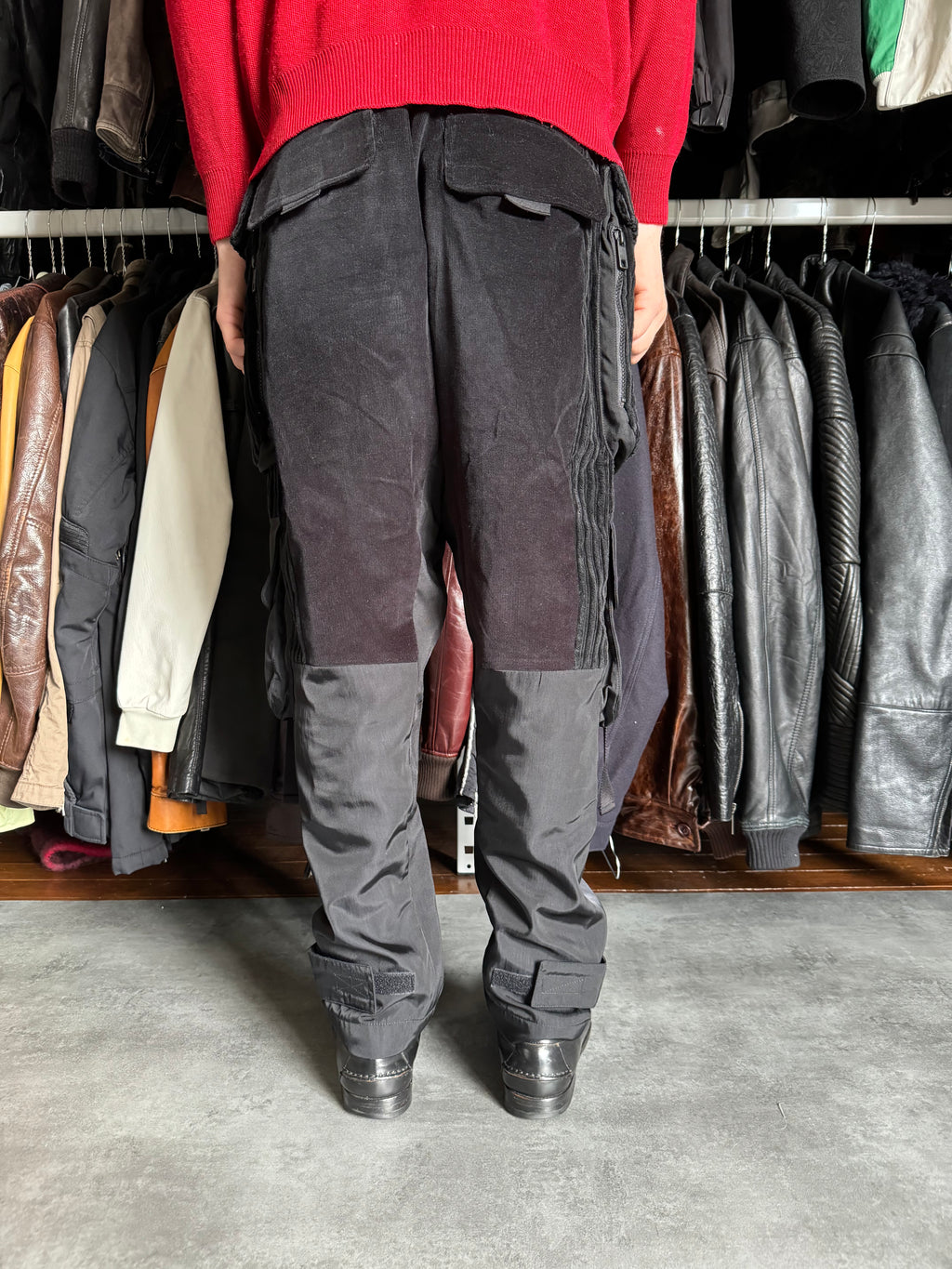 AW2022 Dolce & Gabbana Hybride Smooth Cargo Pure Pants (M) - 4