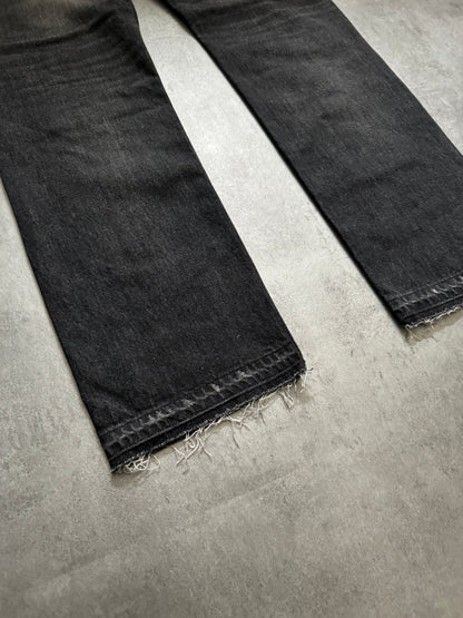 AW2023 Givenchy Distressed Grey Japanese Denim Jeans (L) - 5