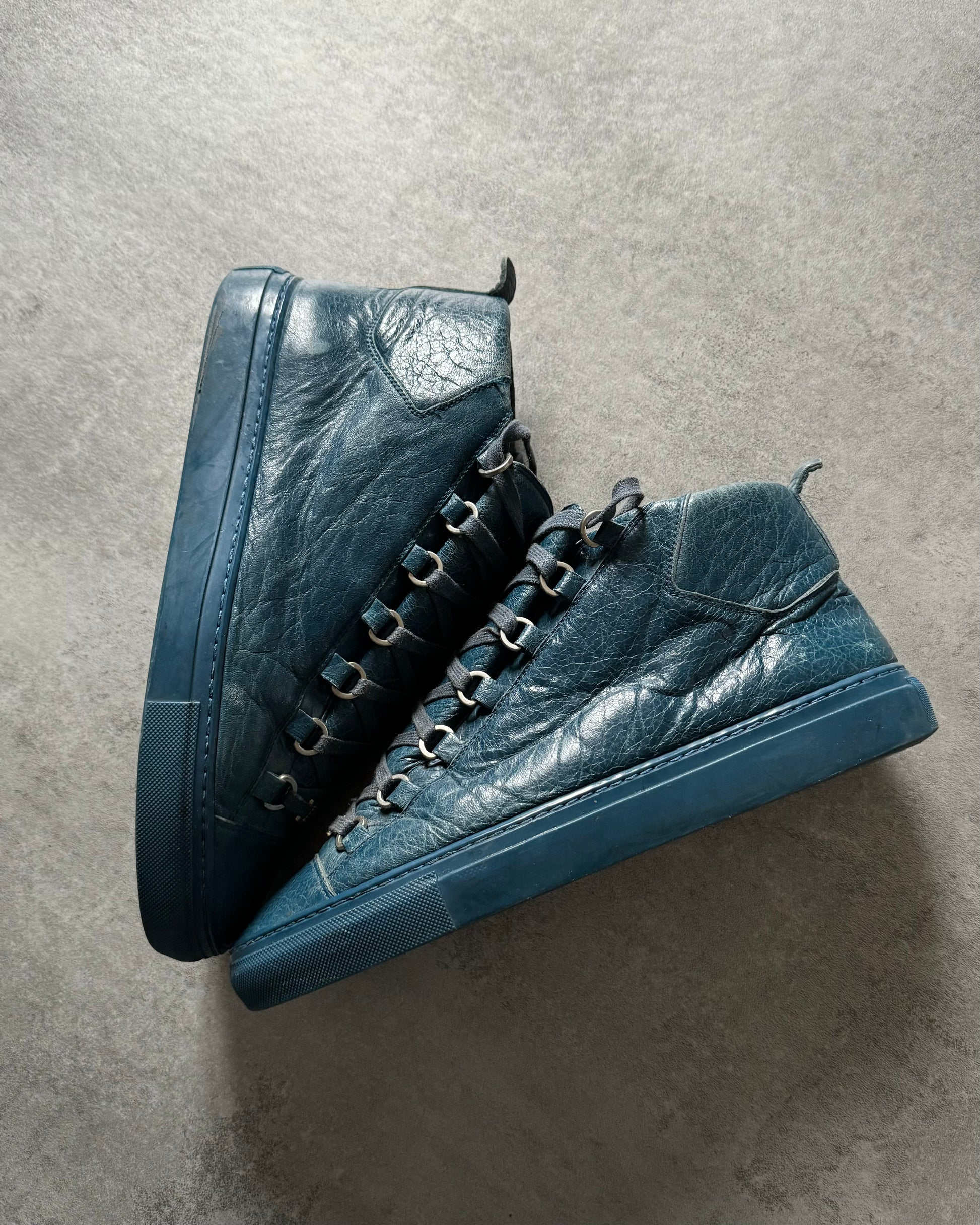 Balenciaga Arena Ocean High Top Leather  (41) - 7