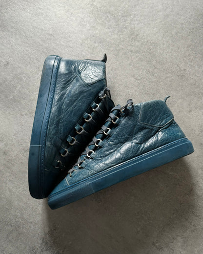 Balenciaga Arena Ocean High Top Leather  (41) - 7