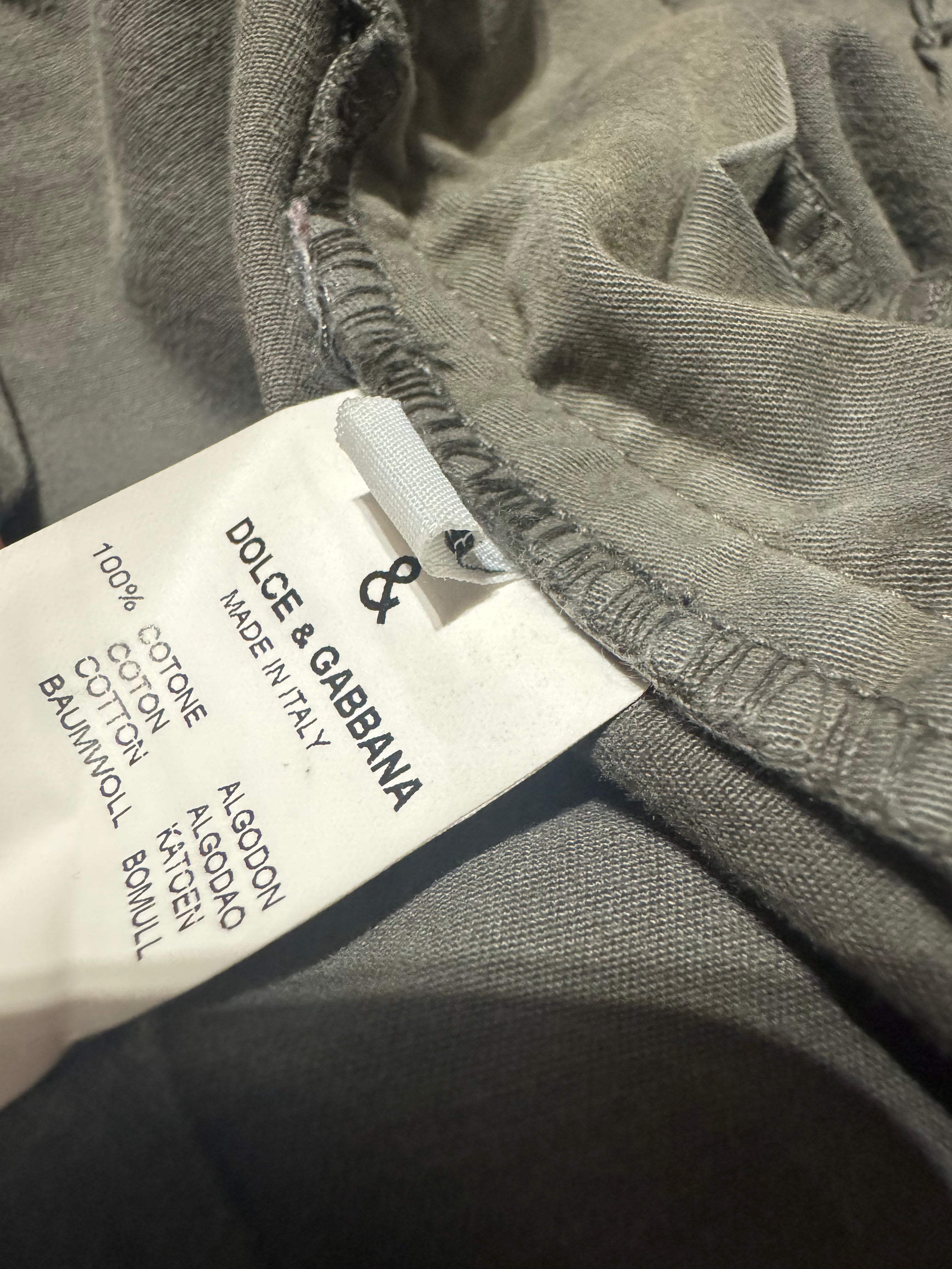 AW2004 Dolce & Gabbana Faded Multi Pockets Cargo Pants (M) - 7