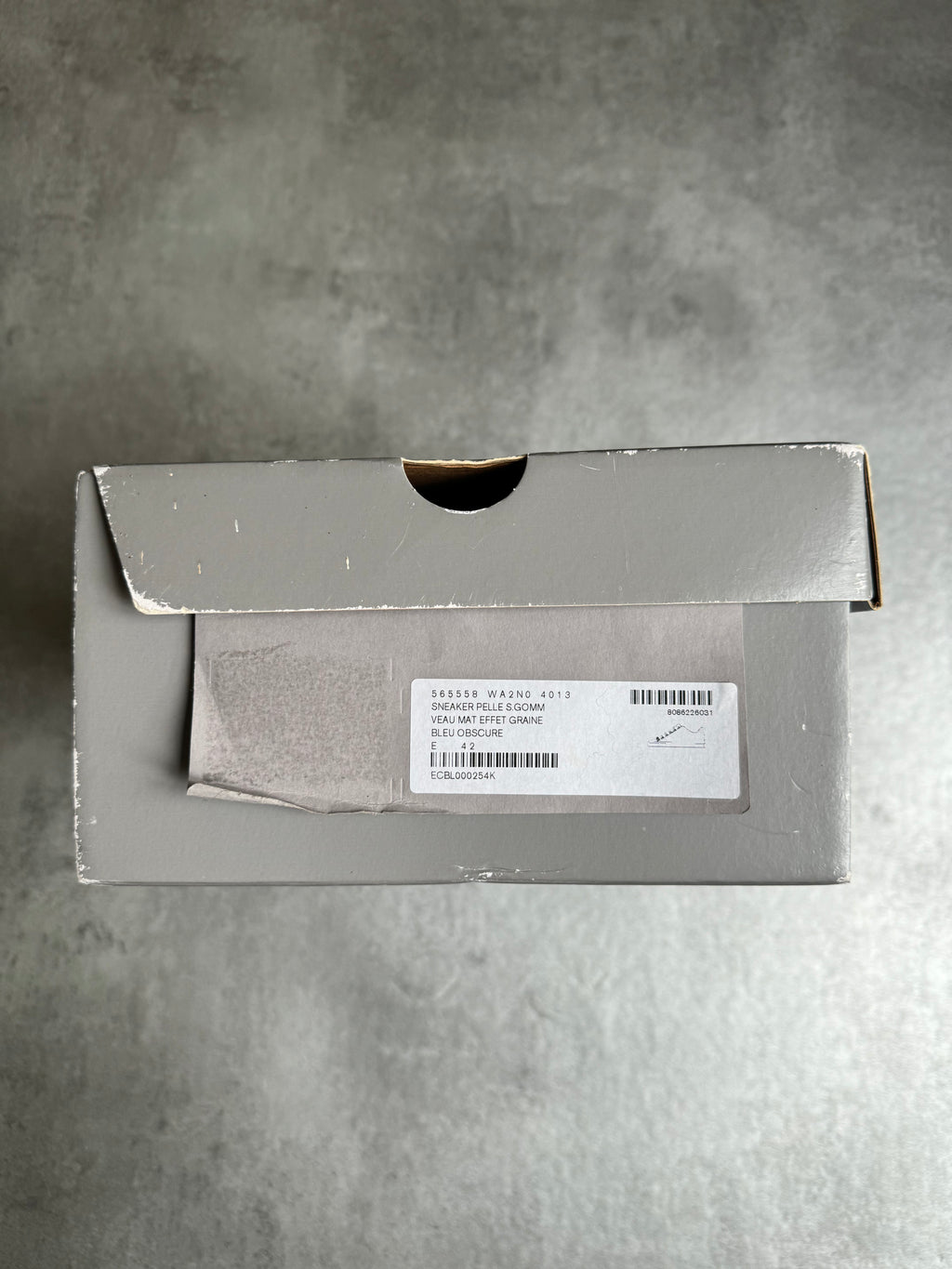 Balenciaga Arena Low Navy Leather Shoes (43) - 9