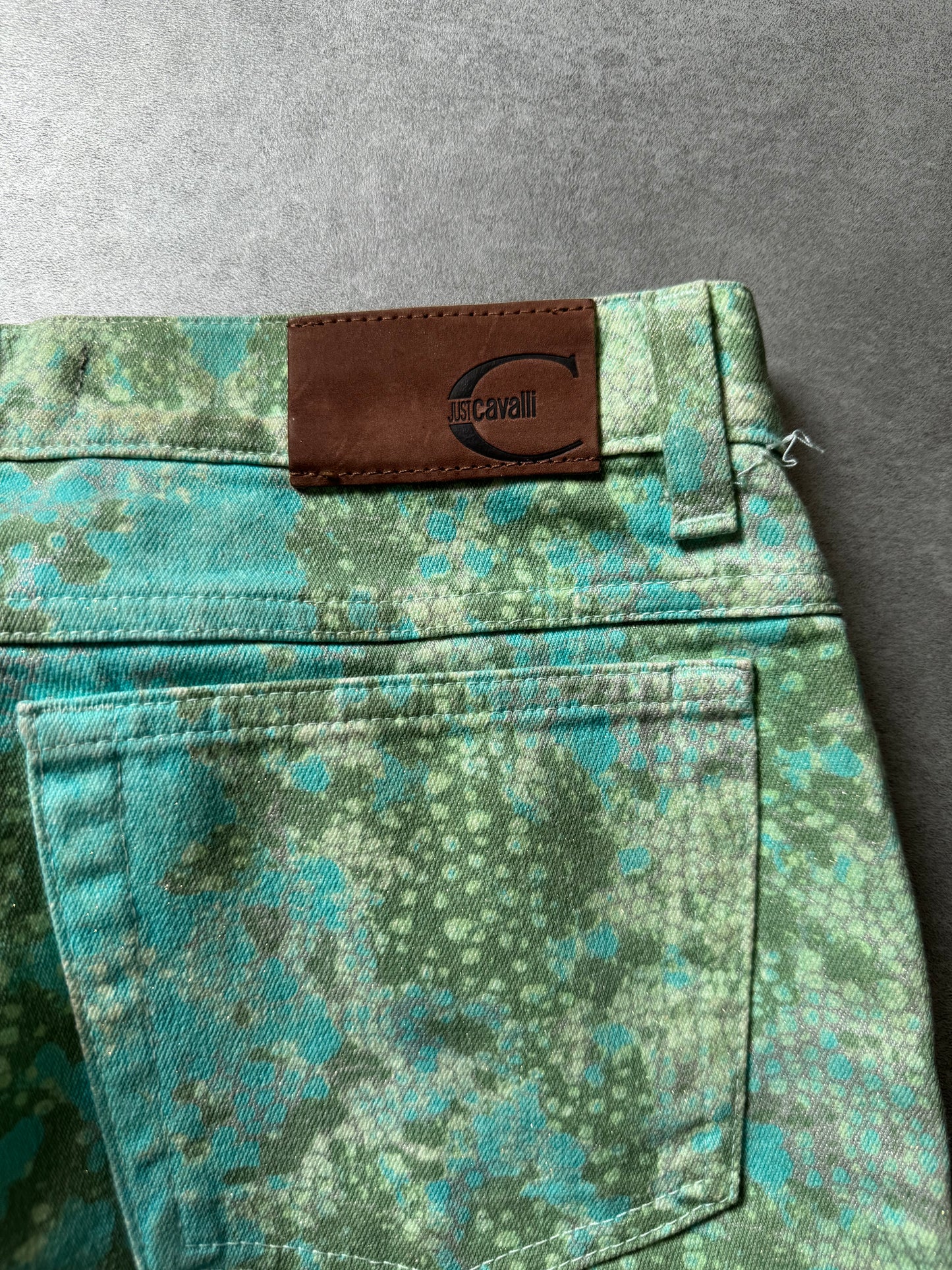 2000s Cavalli Aqua Nenuphare Pants (M) - 6