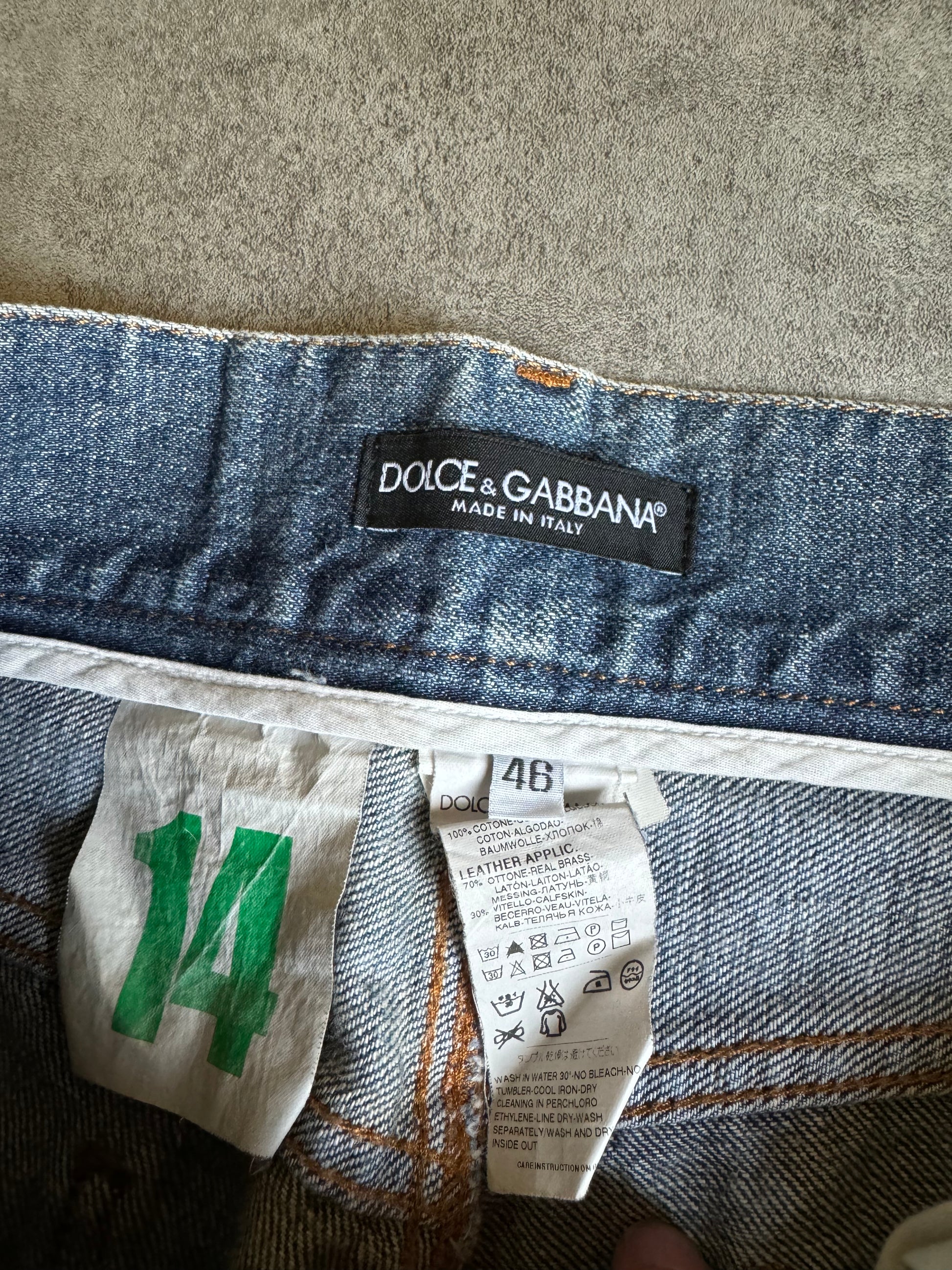 AW2006 Dolce & Gabbana Denim Italian Blue Jeans (M) - 6