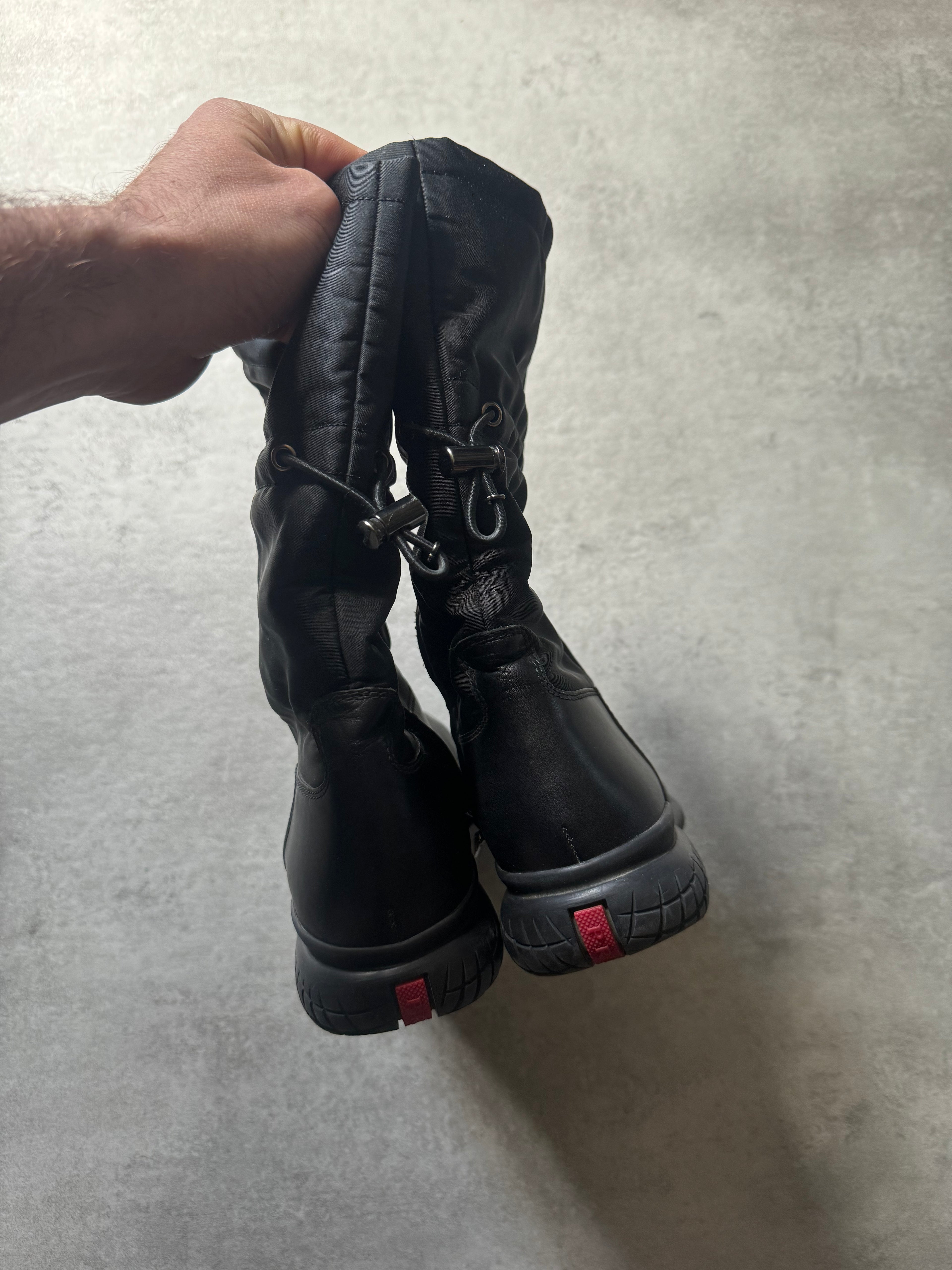 FW1999 Prada Cozy Leather Boots  (40) - 5